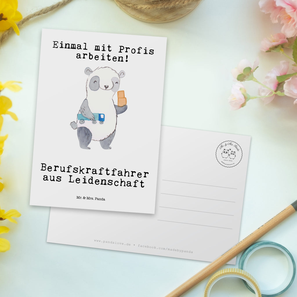 Postkarte Berufskraftfahrer aus Leidenschaft Postkarte, Karte, Geschenkkarte, Grußkarte, Einladung, Ansichtskarte, Geburtstagskarte, Einladungskarte, Dankeskarte, Ansichtskarten, Einladung Geburtstag, Einladungskarten Geburtstag, Beruf, Ausbildung, Jubiläum, Abschied, Rente, Kollege, Kollegin, Geschenk, Schenken, Arbeitskollege, Mitarbeiter, Firma, Danke, Dankeschön