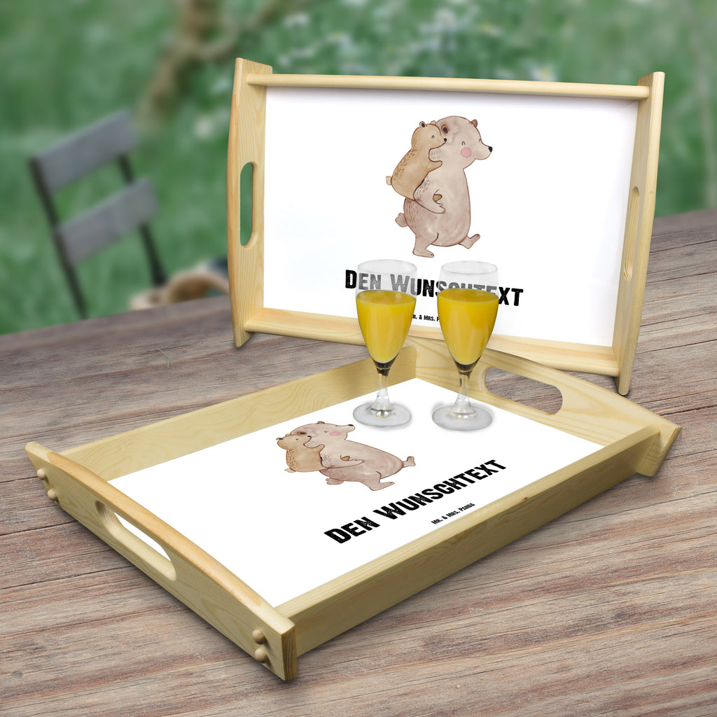 Personalisiertes Serviertablett Papa Bär Personalisiertes Serviertablett, Personalisiertes Tablett, Personalisiertes Holztablett, Personalisiertes Küchentablett, Personalisiertes Dekotablett, Personalisiertes Frühstückstablett, Serviertablett mit Namen, Tablett mit Namen, Familie, Vatertag, Muttertag, Bruder, Schwester, Mama, Papa, Oma, Opa, Geschenk, Vater, Papi, Vati, Onkel, Geburtstag