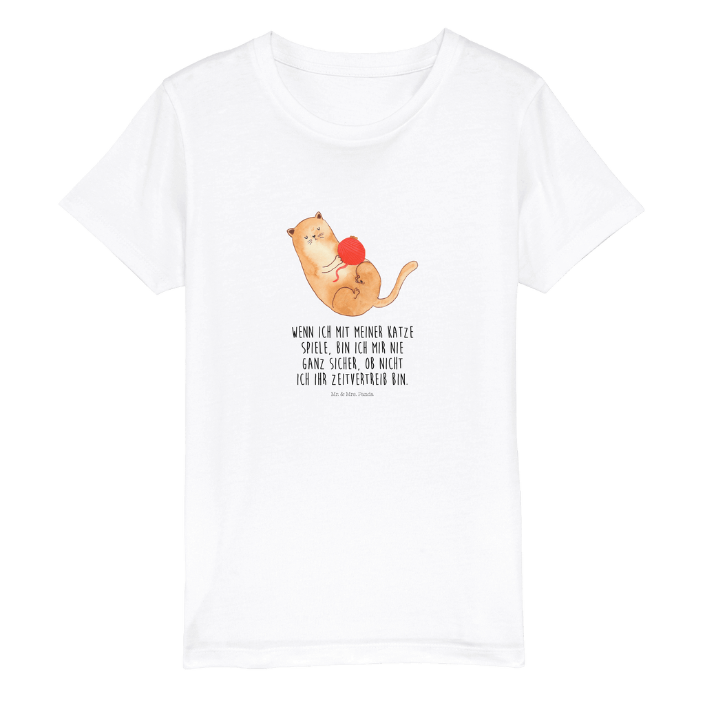 Organic Kinder T-Shirt Katze Wolle Kinder T-Shirt, Kinder T-Shirt Mädchen, Kinder T-Shirt Jungen, Katze, Katzenmotiv, Katzenfan, Katzendeko, Katzenfreund, Katzenliebhaber, Katzenprodukte, Katzenartikel, Katzenaccessoires, Katzensouvenirs, Katzenliebhaberprodukte, Katzenmotive, Katzen, Kater, Mietze, Cat, Cats, Katzenhalter, Katzenbesitzerin, Haustier, Wollknäuel, Wolle, Spielen, Spiel, verspielt