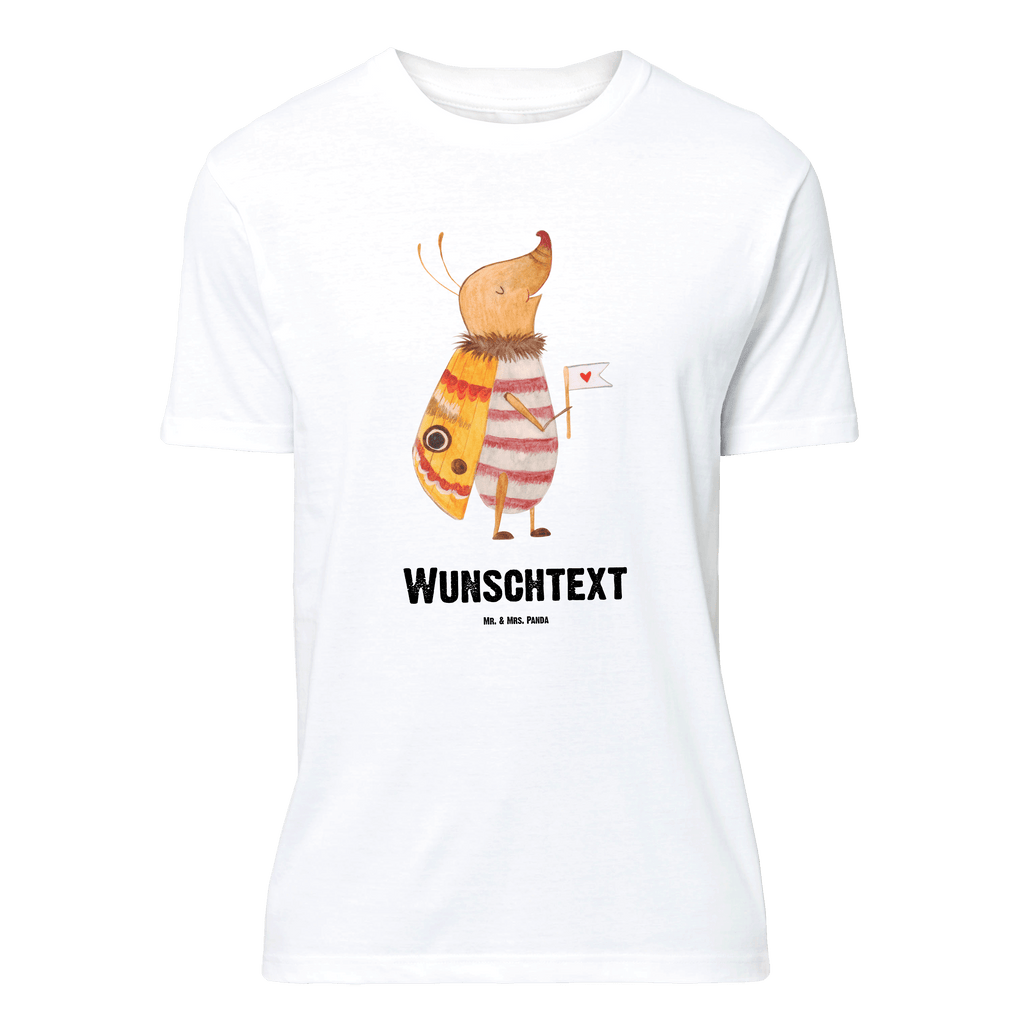 Personalisiertes T-Shirt Nachtfalter mit Fähnchen T-Shirt Personalisiert, T-Shirt mit Namen, T-Shirt mit Aufruck, Männer, Frauen, Wunschtext, Bedrucken, Tiermotive, Gute Laune, lustige Sprüche, Tiere, Nachtfalter, Käfer, Spruch lustig, Spruch witzig, süß, niedlich, Küche Deko, Was kostet die Welt