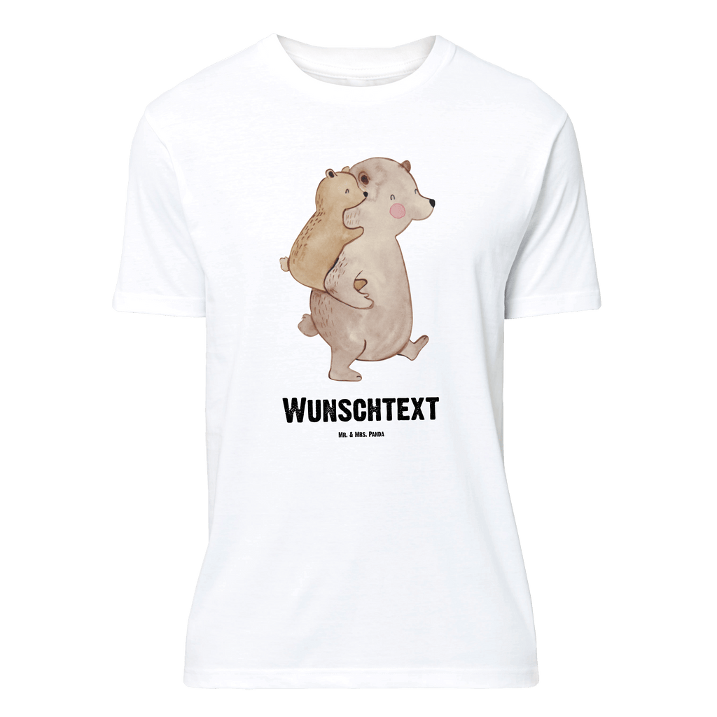 Personalisiertes T-Shirt Papa Bär T-Shirt Personalisiert, T-Shirt mit Namen, T-Shirt mit Aufruck, Männer, Frauen, Familie, Vatertag, Muttertag, Bruder, Schwester, Mama, Papa, Oma, Opa, Geschenk, Vater, Papi, Vati, Onkel, Geburtstag