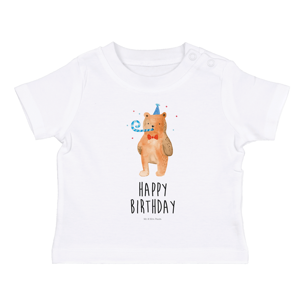 Organic Baby Shirt Bär Geburtstag Baby T-Shirt, Jungen Baby T-Shirt, Mädchen Baby T-Shirt, Shirt, Bär, Teddy, Teddybär, Happy Birthday, Alles Gute, Glückwunsch, Geburtstag