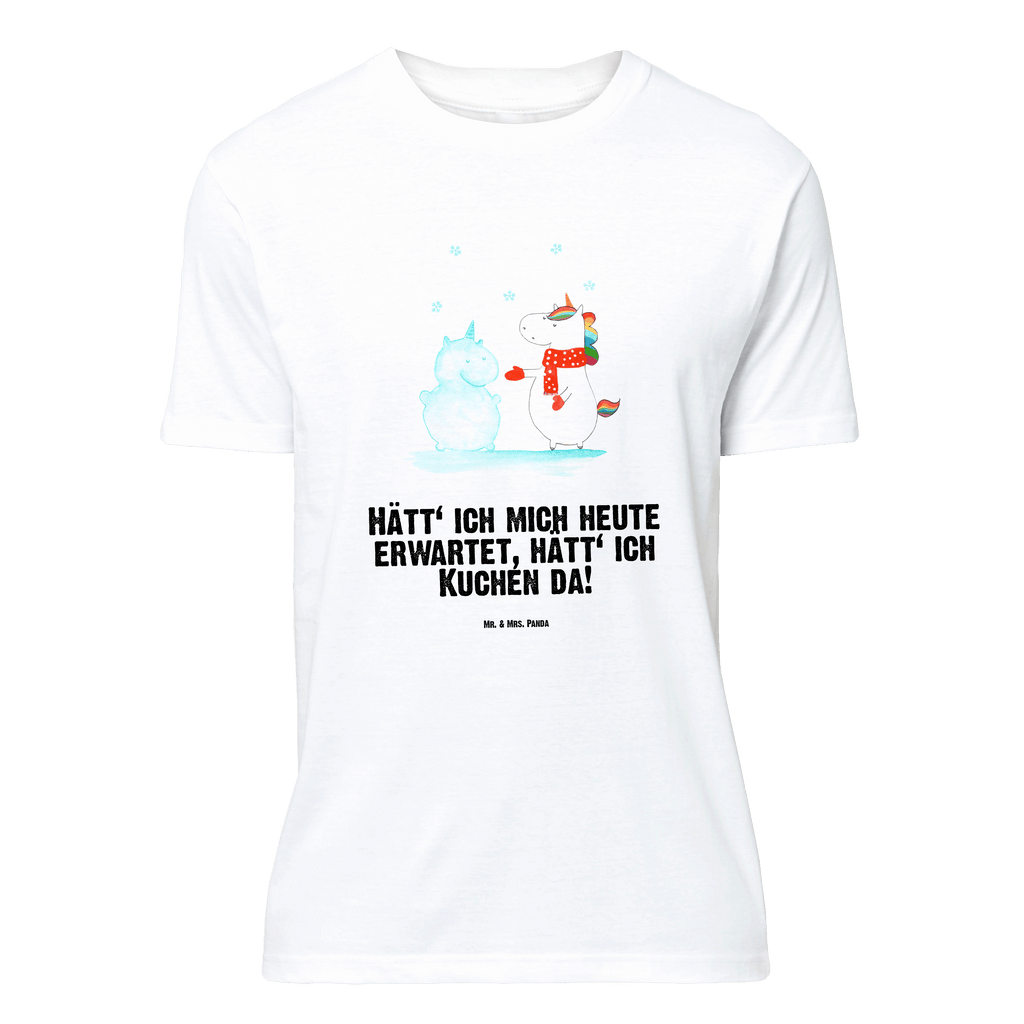 T-Shirt Standard Einhorn Schneemann T-Shirt, Shirt, Tshirt, Lustiges T-Shirt, T-Shirt mit Spruch, Party, Junggesellenabschied, Jubiläum, Geburstag, Herrn, Damen, Männer, Frauen, Schlafshirt, Nachthemd, Sprüche, Einhorn, Einhörner, Einhorn Deko, Pegasus, Unicorn, Schneemann, Winter, Schnee, Kuchen, Weihnachten, kalt, Mütze, Handschuhe, X-Mas