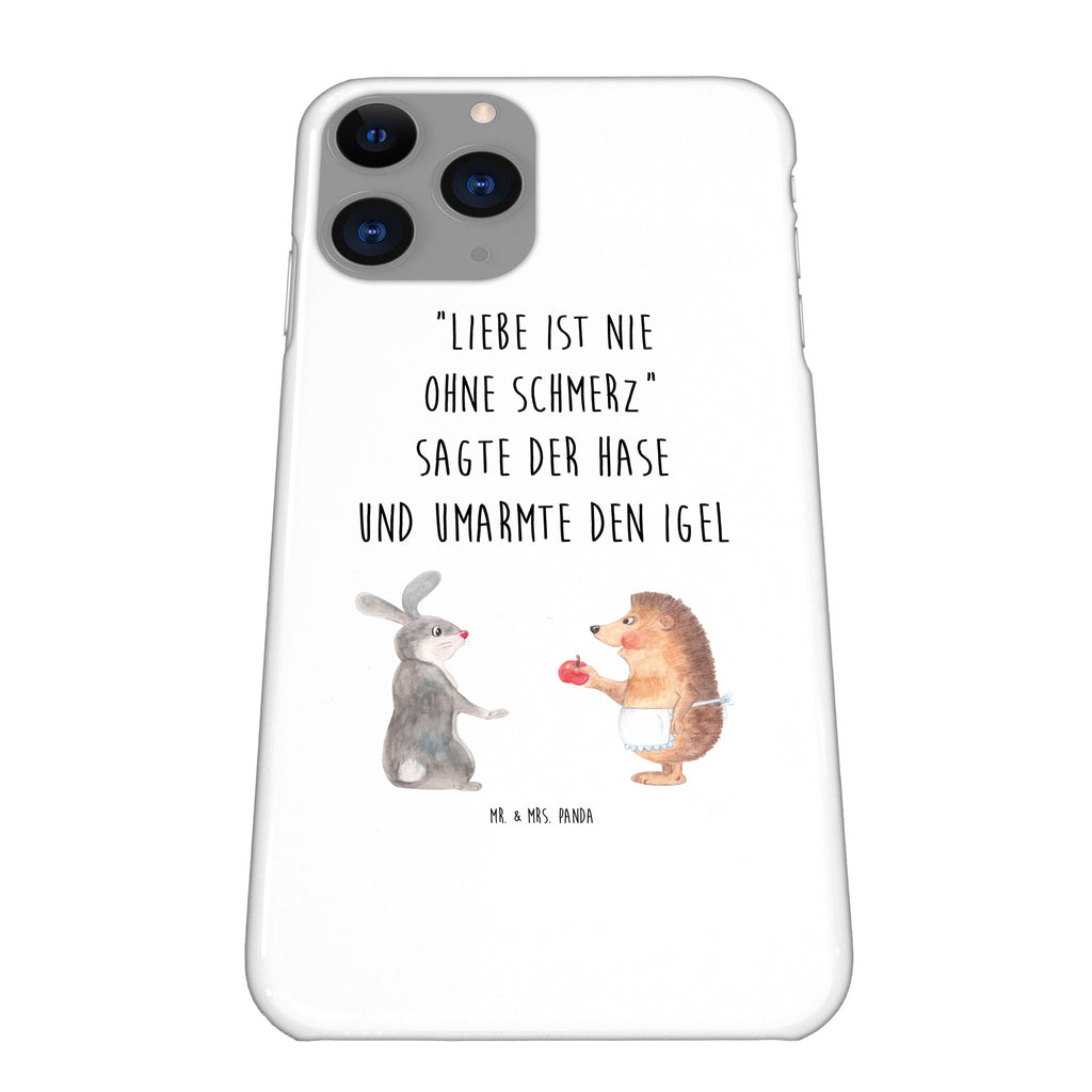 Handyhülle Hase Igel Handyhülle, Handycover, Cover, Handy, Hülle, Iphone 10, Iphone X, Tiermotive, Gute Laune, lustige Sprüche, Tiere, Igel und Hase, Igel, Hase, Liebe Spruch, Liebeskummer Geschenk, Herzschmerz, Trösten, Trennungsschmerz, Spruch romantisch