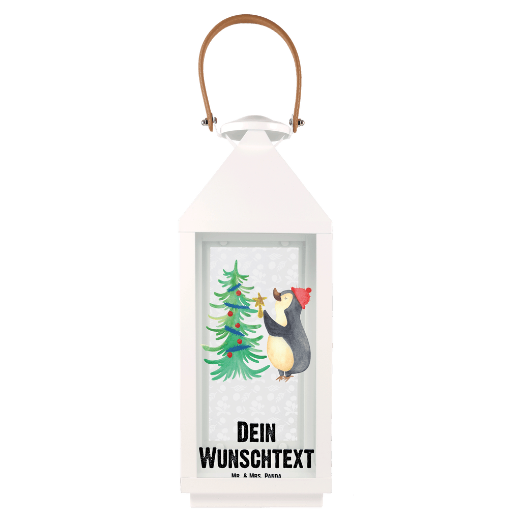 Personalisierte Deko Laterne Pinguin Weihnachtsbaum Gartenlampe, Gartenleuchte, Gartendekoration, Gartenlicht, Laterne kleine Laternen, XXL Laternen, Laterne groß, Winter, Weihnachten, Weihnachtsdeko, Nikolaus, Advent, Heiligabend, Wintermotiv, Pinguin