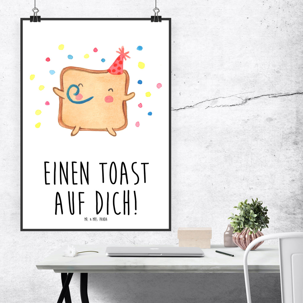 Poster Toast Party Poster, Wandposter, Bild, Wanddeko, Küchenposter, Kinderposter, Wanddeko Bild, Raumdekoration, Wanddekoration, Handgemaltes Poster, Mr. & Mrs. Panda Poster, Designposter, Kunstdruck, Posterdruck, Liebe, Partner, Freund, Freundin, Ehemann, Ehefrau, Heiraten, Verlobung, Heiratsantrag, Liebesgeschenk, Jahrestag, Hocheitstag, Valentinstag, Geschenk für Frauen, Hochzeitstag, Mitbringsel, Geschenk für Freundin, Geschenk für Partner, Liebesbeweis, für Männer, für Ehemann