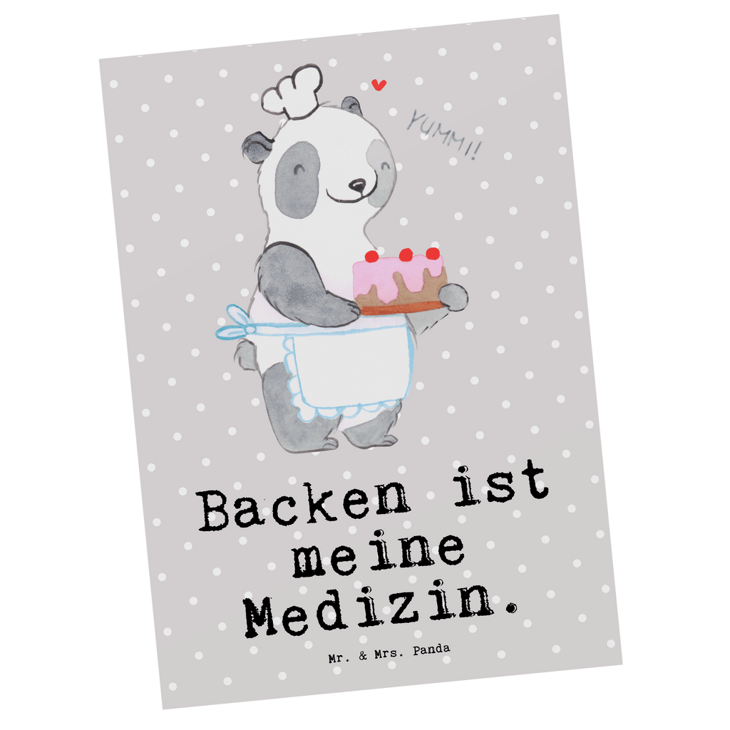 Postkarte Panda Backen Postkarte, Karte, Geschenkkarte, Grußkarte, Einladung, Ansichtskarte, Geburtstagskarte, Einladungskarte, Dankeskarte, Ansichtskarten, Einladung Geburtstag, Einladungskarten Geburtstag, Geschenk, Sport, Sportart, Hobby, Schenken, Danke, Dankeschön, Auszeichnung, Gewinn, Sportler, backen, Hobbybäcker, Kuchen backen