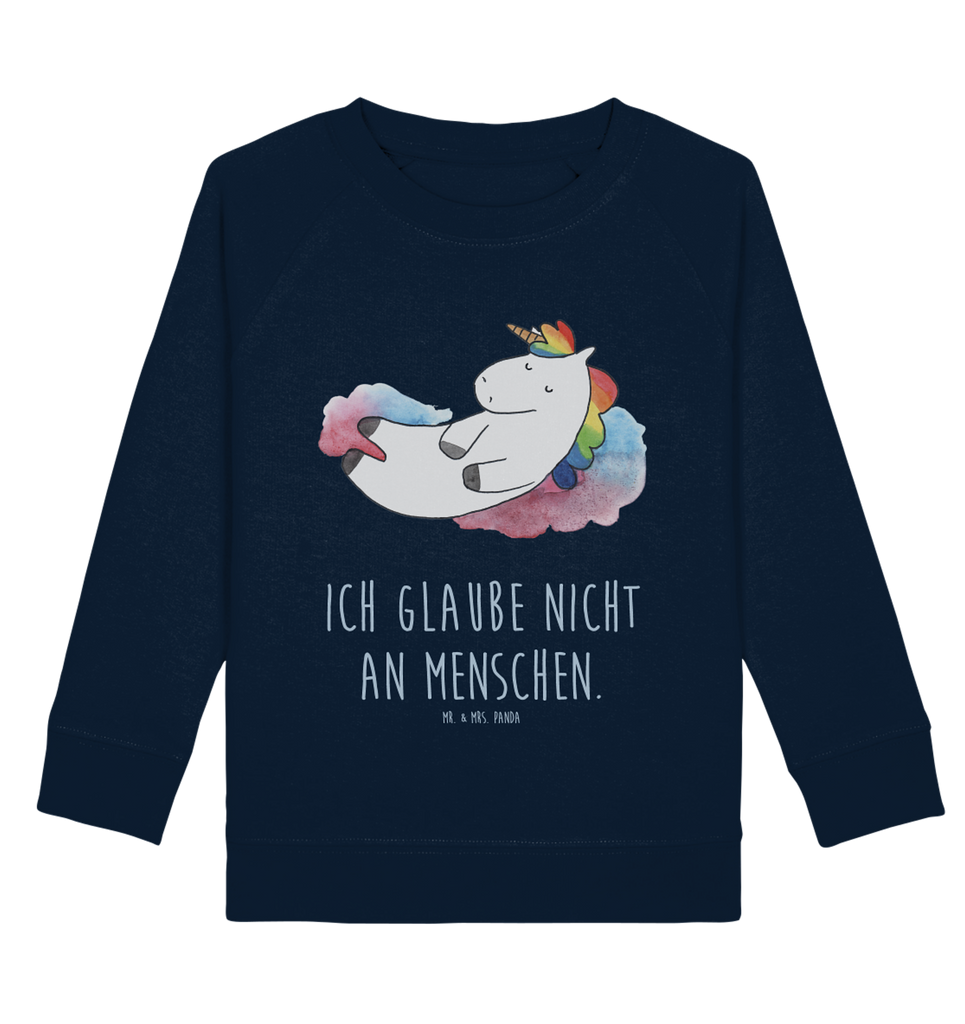 Organic Kinder Pullover Einhorn Wolke 7 Kinder Pullover, Kinder Sweatshirt, Jungen, Mädchen, Einhorn, Einhörner, Einhorn Deko, Pegasus, Unicorn, verliebt, Menschen, witzig, lustig, Geschenk, Glaube, Realität, Lächeln