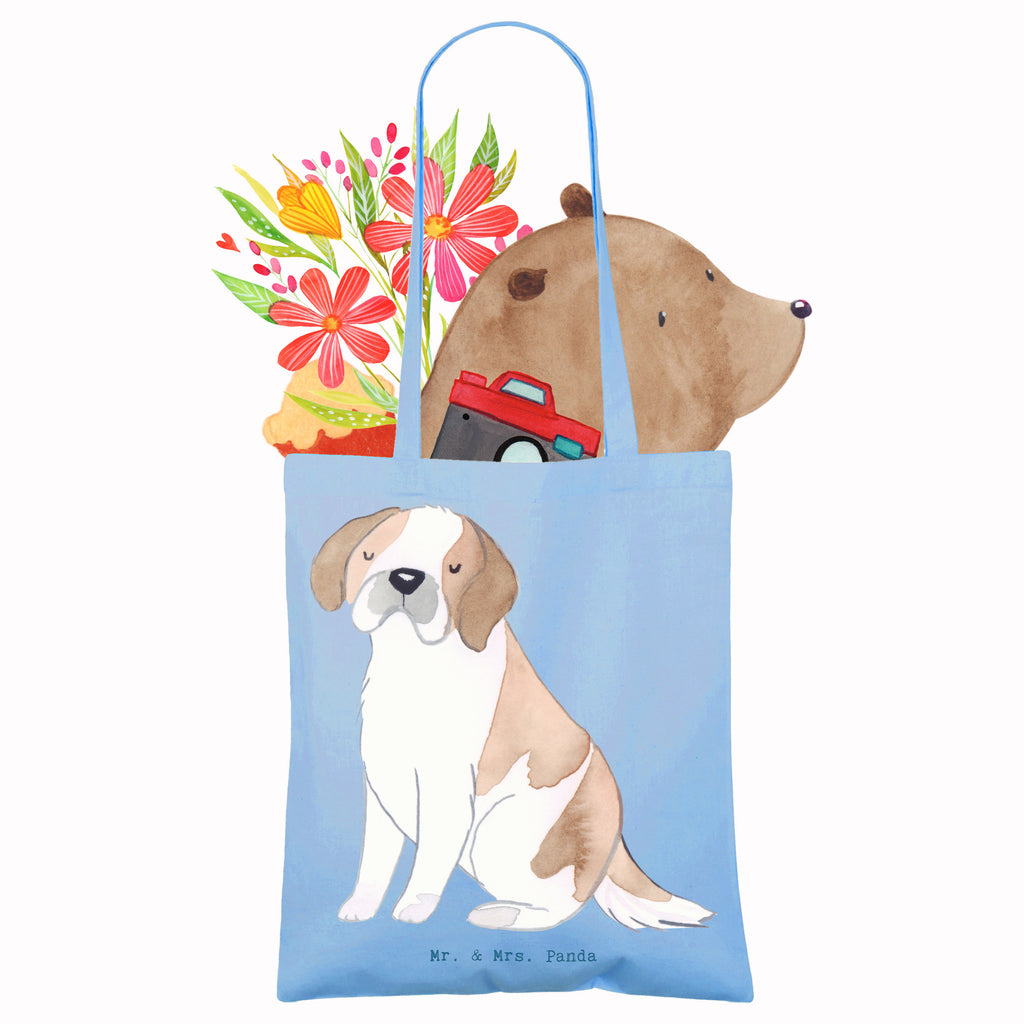 Tragetasche Saint Bernard Moment Beuteltasche, Beutel, Einkaufstasche, Jutebeutel, Stoffbeutel, Tasche, Shopper, Umhängetasche, Strandtasche, Schultertasche, Stofftasche, Tragetasche, Badetasche, Jutetasche, Einkaufstüte, Laptoptasche, Hund, Hunderasse, Rassehund, Hundebesitzer, Geschenk, Tierfreund, Schenken, Welpe, St. Bernhardshund, Chien du Saint-Bernard, Saint Bernard Dog, Perro San Bernardo, Saint Bernard