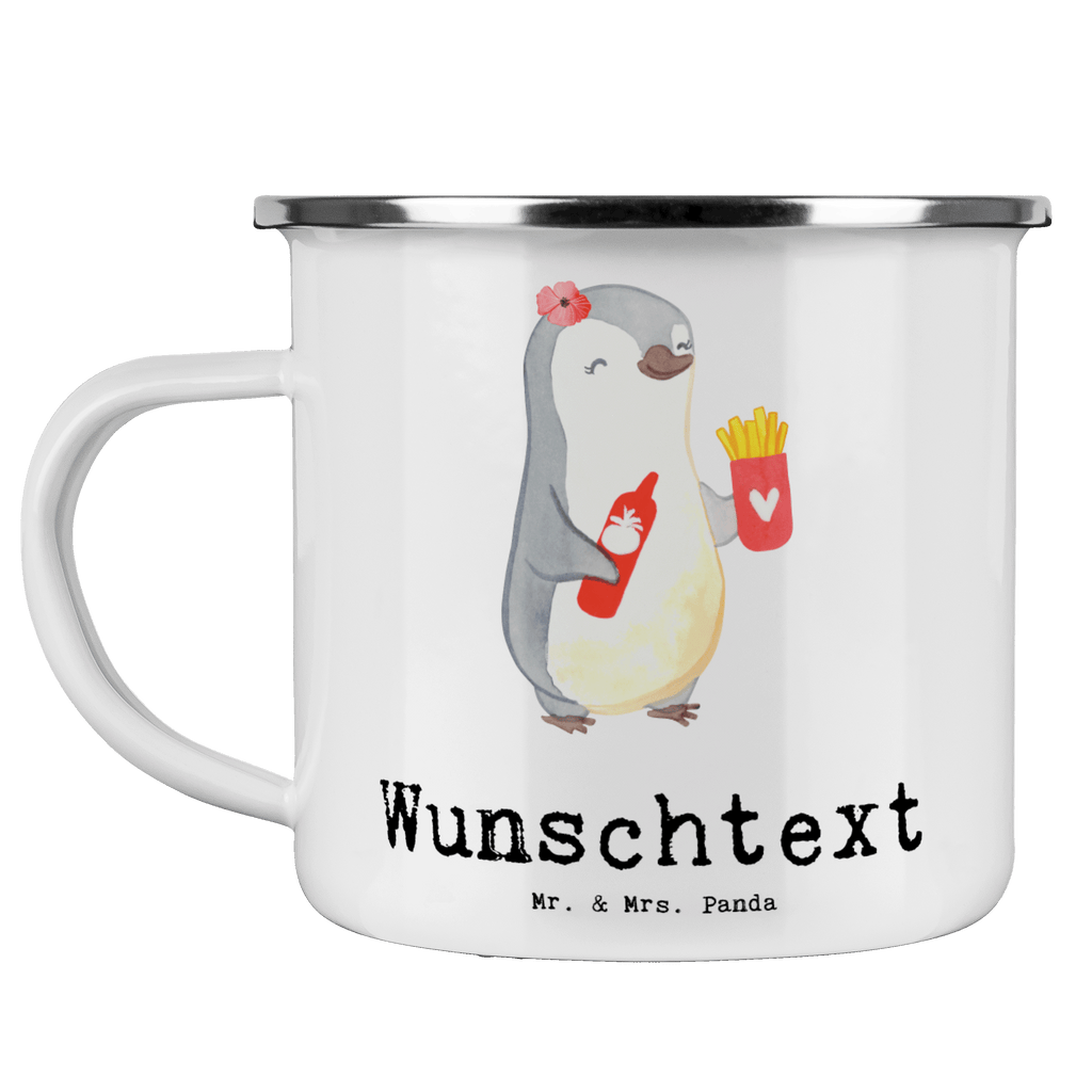 Personalisierte Emaille Tasse Imbissbesitzerin mit Herz Emaille Tasse personalisiert, Emaille Tasse mit Namen, Campingtasse personalisiert, Namenstasse, Campingtasse bedrucken, Campinggeschirr personalsisert, tasse mit namen, personalisierte tassen, personalisierte tasse, tasse selbst gestalten, tasse bedrucken, tassen bedrucken, Beruf, Ausbildung, Jubiläum, Abschied, Rente, Kollege, Kollegin, Geschenk, Schenken, Arbeitskollege, Mitarbeiter, Firma, Danke, Dankeschön, Imbissbesitzerin, Imibissverkäuferin, Pommesverkäuferin, Pommesliebe