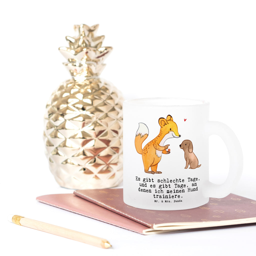 Teetasse Fuchs Hundetraining Tage Teetasse, Teeglas, Teebecher, Tasse mit Henkel, Tasse, Glas Teetasse, Teetasse aus Glas, Geschenk, Sport, Sportart, Hobby, Schenken, Danke, Dankeschön, Auszeichnung, Gewinn, Sportler, Hundetraining, Hundeerziehung, Hundeschule, Welpenschule, Hundeprüfung