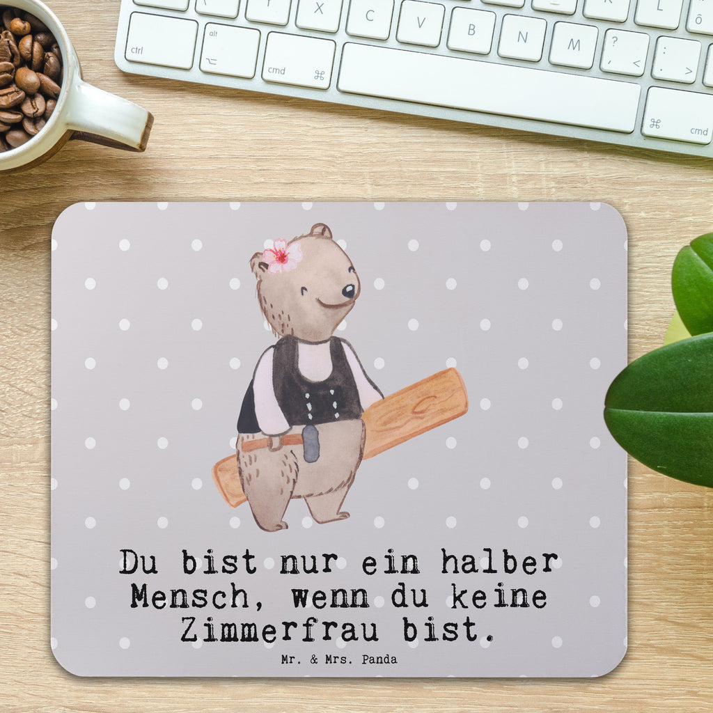 Mauspad Zimmerfrau mit Herz Mousepad, Computer zubehör, Büroausstattung, PC Zubehör, Arbeitszimmer, Mauspad, Einzigartiges Mauspad, Designer Mauspad, Mausunterlage, Mauspad Büro, Beruf, Ausbildung, Jubiläum, Abschied, Rente, Kollege, Kollegin, Geschenk, Schenken, Arbeitskollege, Mitarbeiter, Firma, Danke, Dankeschön