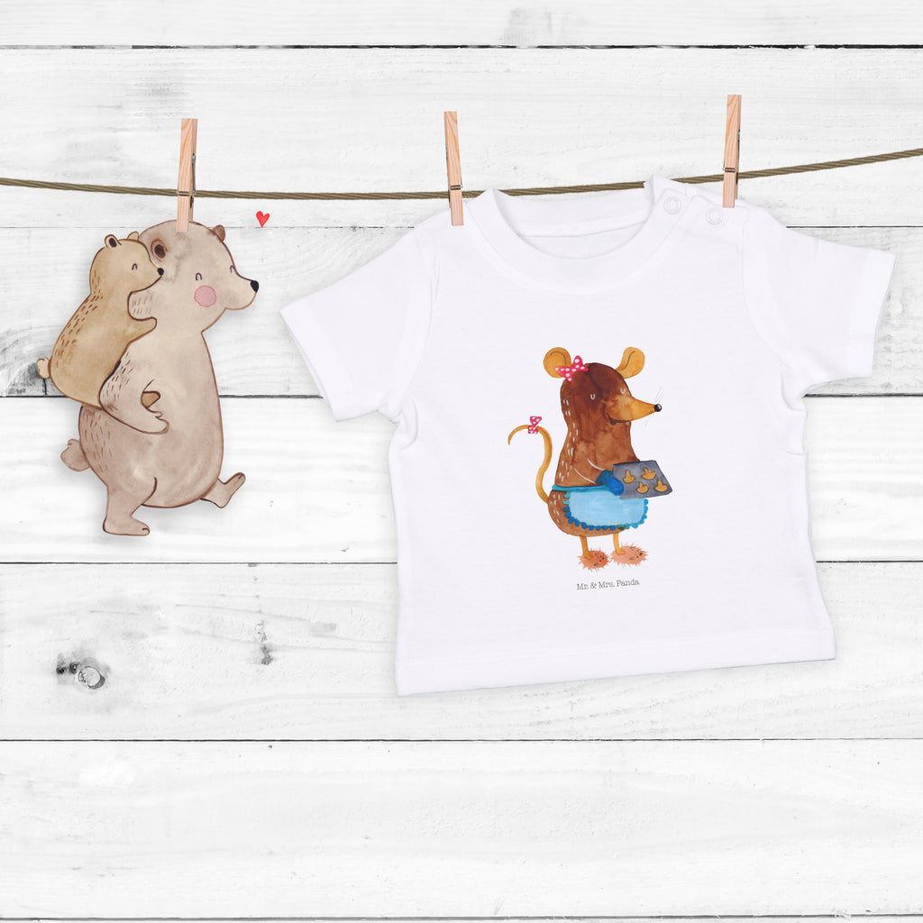 Organic Baby Shirt Maus Kekse Baby T-Shirt, Jungen Baby T-Shirt, Mädchen Baby T-Shirt, Shirt, Winter, Weihnachten, Weihnachtsdeko, Nikolaus, Advent, Heiligabend, Wintermotiv, Maus, Kekse, backen, Weihnachtskekse, Plätzchen, Weihnachtsbäckerei, Chaosqueen