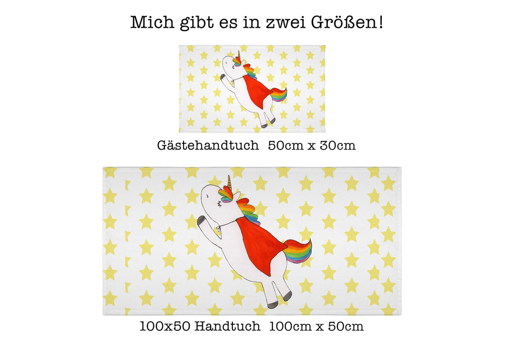 Handtuch Einhorn Super Gästetuch, Reisehandtuch, Sport Handtuch, Frottier, Kinder Handtuch, Einhorn, Einhörner, Einhorn Deko, Pegasus, Unicorn, Traummann, Superheld, Held, Freundin, Geschenk, Girl, Mädchen