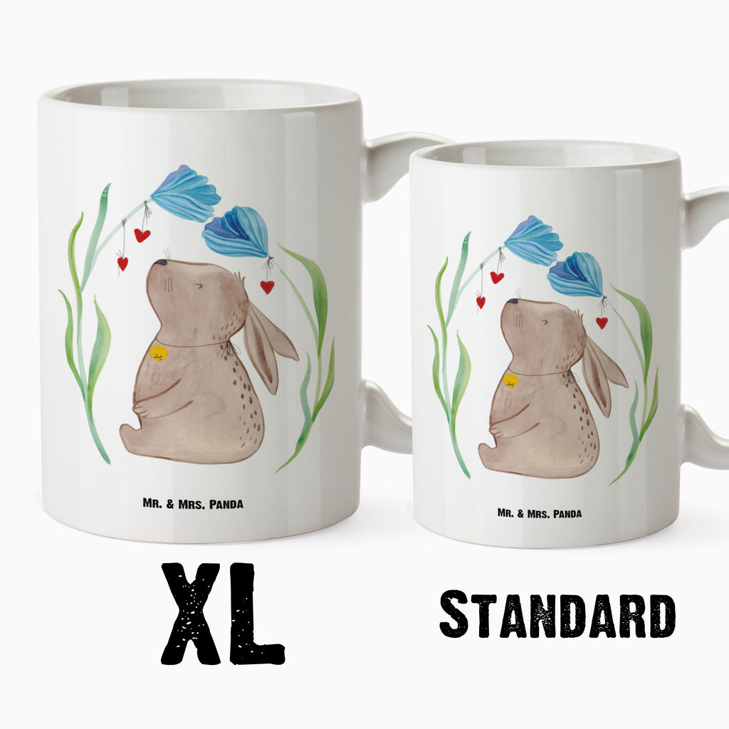 XL Tasse Hase Blume XL Tasse, Große Tasse, Grosse Kaffeetasse, XL Becher, XL Teetasse, spülmaschinenfest, Jumbo Tasse, Groß, Ostern, Osterhase, Ostergeschenke, Osternest, Osterdeko, Geschenke zu Ostern, Ostern Geschenk, Ostergeschenke Kinder, Ostern Kinder, Hase, Kaninchen, Kind, Taufe, Taufgeschenk, Geburt, Schwangerschaft, erstes Kind, Kindergeburtstag, Geburtstag, Hoffnung, Träume