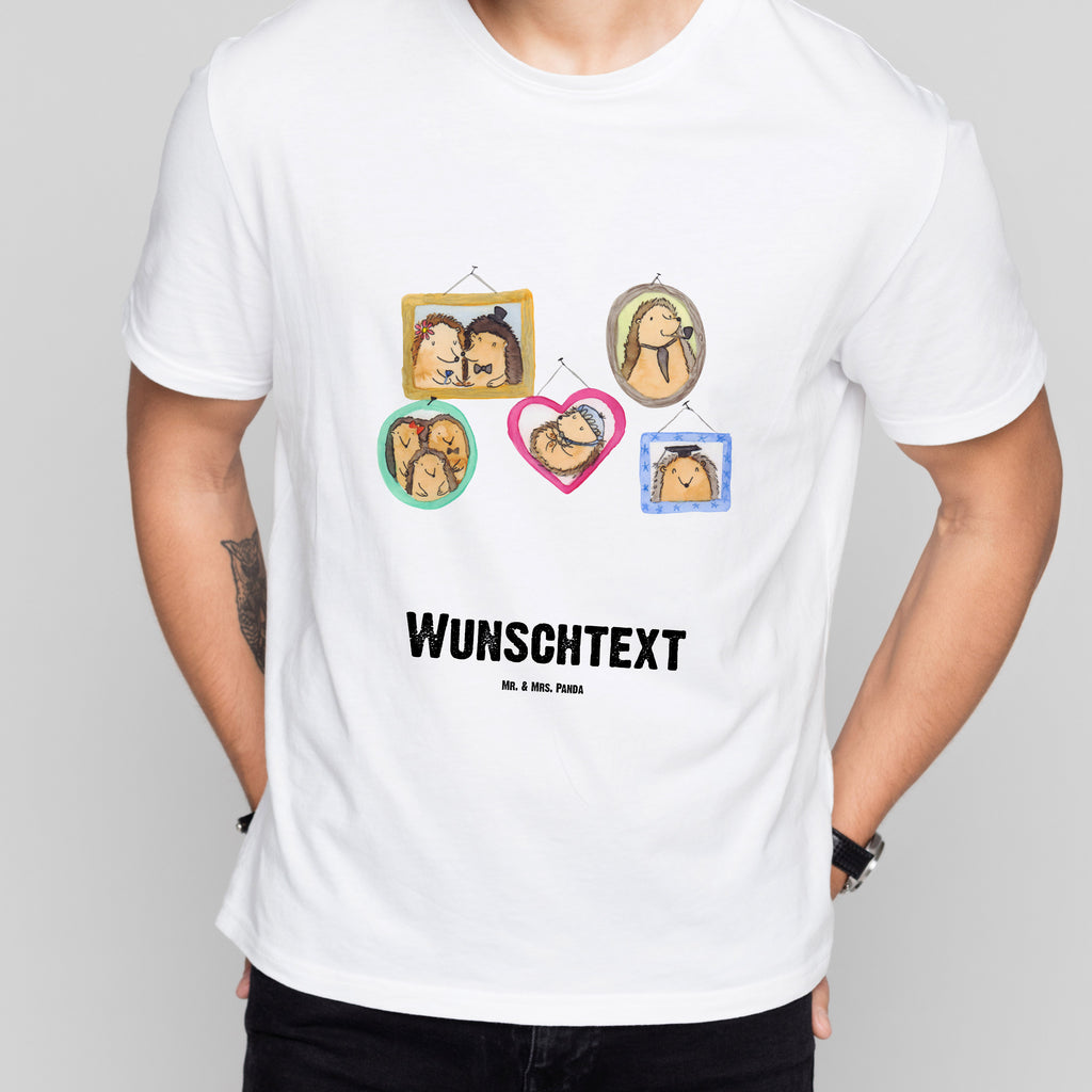 Personalisiertes T-Shirt Igel Familie T-Shirt Personalisiert, T-Shirt mit Namen, T-Shirt mit Aufruck, Männer, Frauen, Familie, Vatertag, Muttertag, Bruder, Schwester, Mama, Papa, Oma, Opa, Liebe, Igel, Bilder, Zusammenhalt, Glück