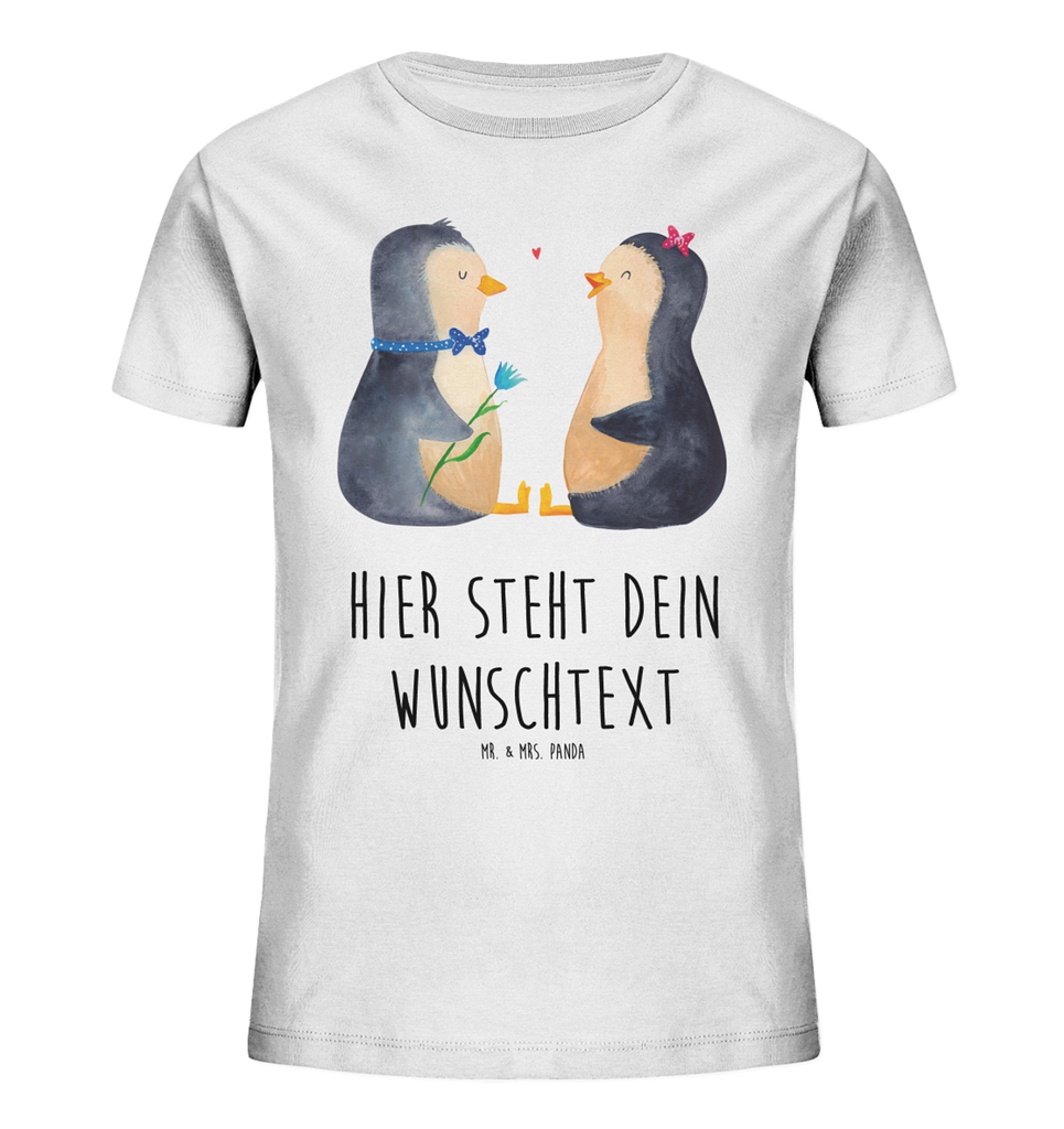 Personalisiertes Kinder T-Shirt Pinguin Pärchen Personalisiertes Kinder T-Shirt, Pinguin, Pinguine, Liebe, Liebespaar, Liebesbeweis, Liebesgeschenk, Verlobung, Jahrestag, Hochzeitstag, Hochzeit, Hochzeitsgeschenk, große Liebe, Traumpaar