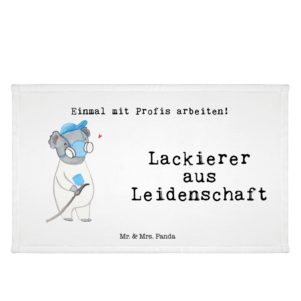 Handtuch Lackierer aus Leidenschaft Gästetuch, Reisehandtuch, Sport Handtuch, Frottier, Kinder Handtuch, Beruf, Ausbildung, Jubiläum, Abschied, Rente, Kollege, Kollegin, Geschenk, Schenken, Arbeitskollege, Mitarbeiter, Firma, Danke, Dankeschön, Lackierer, Lackierermeister, Werkstatt Lackierer, Gesellenprüfung