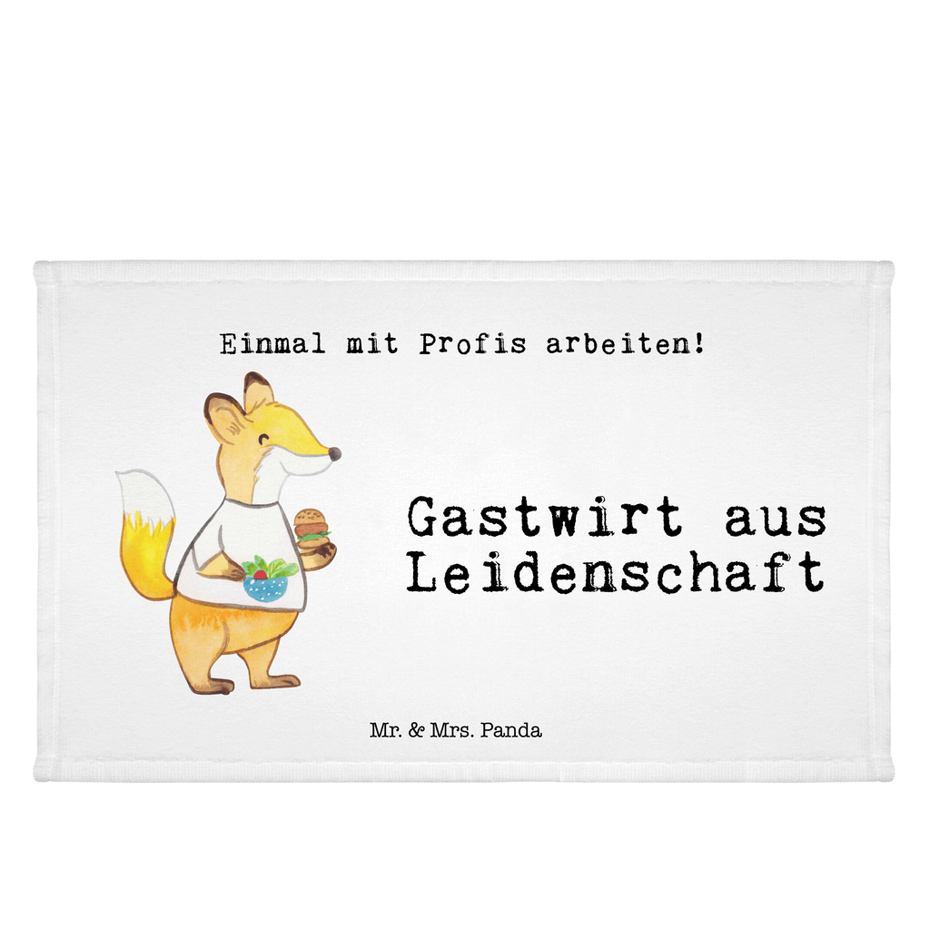 Handtuch Gastwirt aus Leidenschaft Gästetuch, Reisehandtuch, Sport Handtuch, Frottier, Kinder Handtuch, Beruf, Ausbildung, Jubiläum, Abschied, Rente, Kollege, Kollegin, Geschenk, Schenken, Arbeitskollege, Mitarbeiter, Firma, Danke, Dankeschön, Kneipenwirt, Gastwirt, Gaststätte, Kneipe, Eröffnung, Barkeeper, Bartender, Rum, Bar