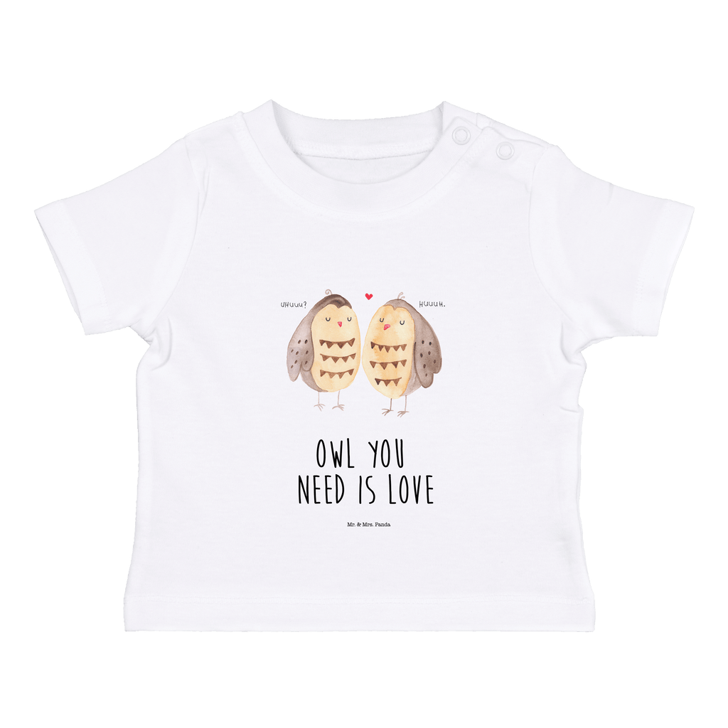 Organic Baby Shirt Eulen Liebe Baby T-Shirt, Jungen Baby T-Shirt, Mädchen Baby T-Shirt, Shirt, Eule, Eule Deko, Liebe, Hochzeit Spruch, Owl, All you need is love, Liebe Spruch, Freundin Geschenk, Freund, Wortspiel lustig