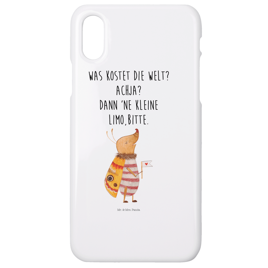 Handyhülle Nachtfalter Fähnchen Handyhülle, Handycover, Cover, Handy, Hülle, Iphone 10, Iphone X, Tiermotive, Gute Laune, lustige Sprüche, Tiere, Nachtfalter, Käfer, Spruch lustig, Spruch witzig, süß, niedlich, Küche Deko, Was kostet die Welt