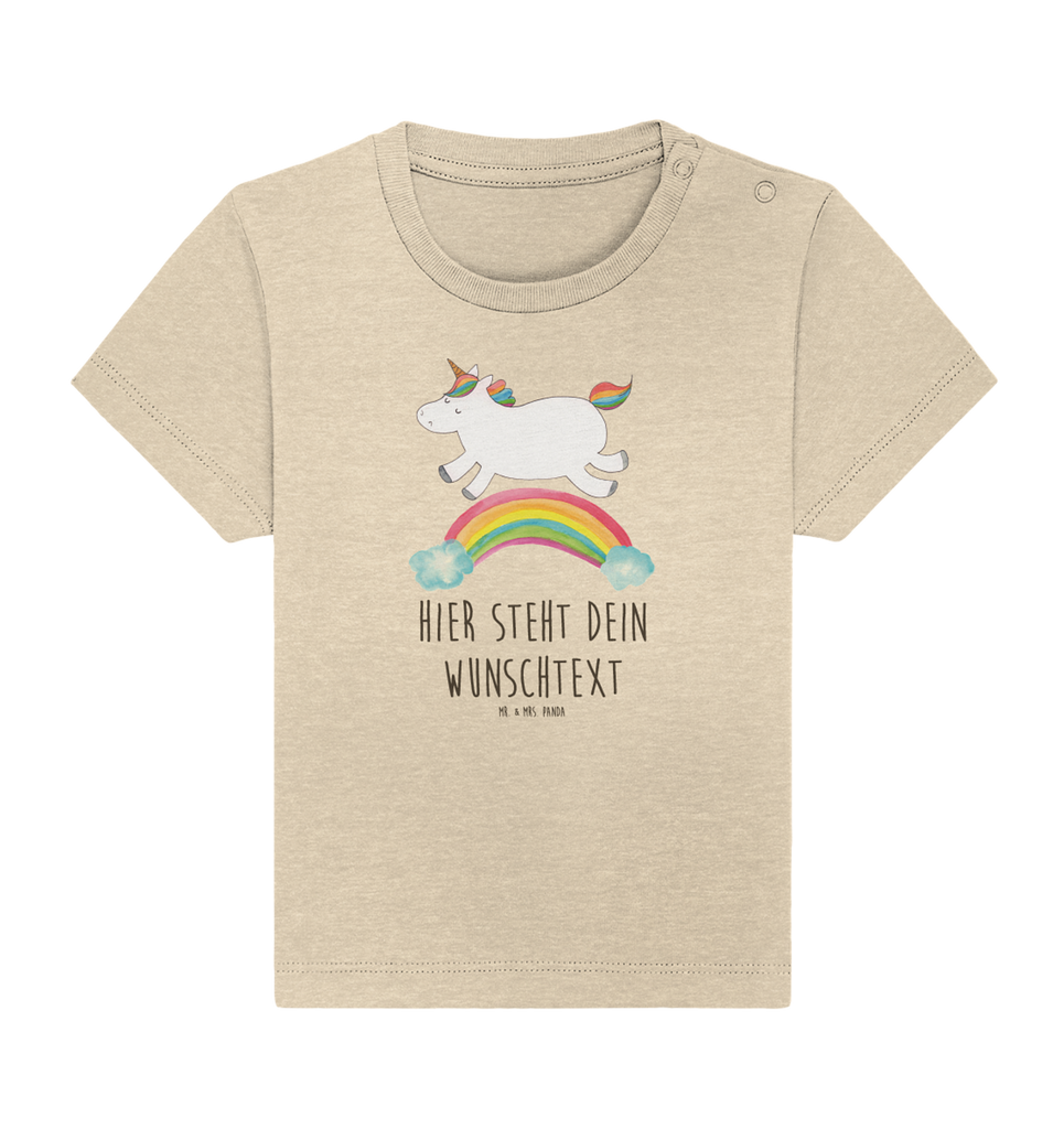 Personalisiertes Baby Shirt Einhorn Regenbogen Personalisiertes Baby T-Shirt, Personalisiertes Jungen Baby T-Shirt, Personalisiertes Mädchen Baby T-Shirt, Personalisiertes Shirt, Einhorn, Einhörner, Einhorn Deko, Pegasus, Unicorn, Regenbogen, Glitzer, Einhornpower, Erwachsenwerden, Einhornautobahn