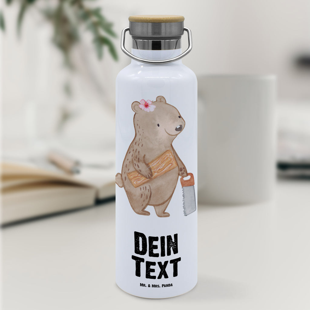 Personalisierte Trinkflasche Tischlerin mit Herz Personalisierte Trinkflasche, Trinkflasche mit Namen, Trinkflasche bedrucken, Flasche personalisiert, Trinkflasch mit Aufdruck, Trinkflasche Werbegeschenk, Namensaufdruck Trinkflasche, Sportflasche personalisiert, Trinkflasche Sport, Beruf, Ausbildung, Jubiläum, Abschied, Rente, Kollege, Kollegin, Geschenk, Schenken, Arbeitskollege, Mitarbeiter, Firma, Danke, Dankeschön