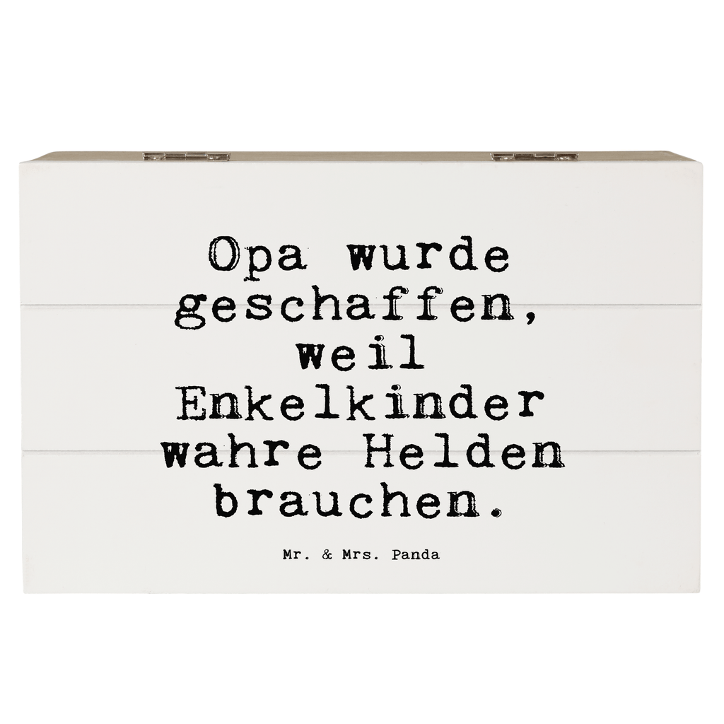 Holzkiste Sprüche und Zitate Opa wurde geschaffen, weil Enkelkinder wahre Helden brauchen. Holzkiste, Kiste, Schatzkiste, Truhe, Schatulle, XXL, Erinnerungsbox, Erinnerungskiste, Dekokiste, Aufbewahrungsbox, Geschenkbox, Geschenkdose, Spruch, Sprüche, lustige Sprüche, Weisheiten, Zitate, Spruch Geschenke, Spruch Sprüche Weisheiten Zitate Lustig Weisheit Worte