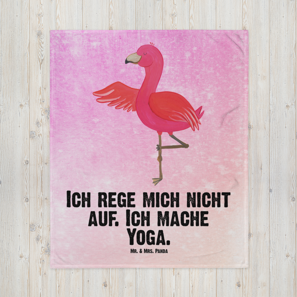 Babydecke Flamingo Yoga Babydecke, Babygeschenk, Geschenk Geburt, Babyecke Kuscheldecke, Krabbeldecke, Flamingo, Vogel, Yoga, Namaste, Achtsamkeit, Yoga-Übung, Entspannung, Ärger, Aufregen, Tiefenentspannung