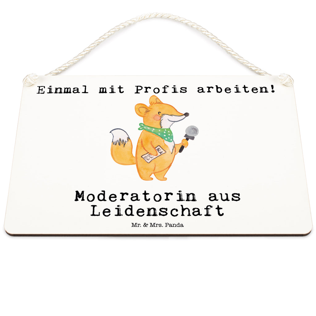 Deko Schild Moderatorin aus Leidenschaft Dekoschild, Deko Schild, Schild, Tür Schild, Türschild, Holzschild, Wandschild, Wanddeko, Beruf, Ausbildung, Jubiläum, Abschied, Rente, Kollege, Kollegin, Geschenk, Schenken, Arbeitskollege, Mitarbeiter, Firma, Danke, Dankeschön