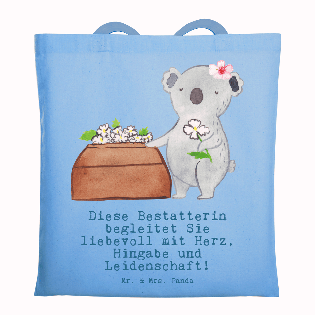 Tragetasche Bestatterin mit Herz Beuteltasche, Beutel, Einkaufstasche, Jutebeutel, Stoffbeutel, Tasche, Shopper, Umhängetasche, Strandtasche, Schultertasche, Stofftasche, Tragetasche, Badetasche, Jutetasche, Einkaufstüte, Laptoptasche, Beruf, Ausbildung, Jubiläum, Abschied, Rente, Kollege, Kollegin, Geschenk, Schenken, Arbeitskollege, Mitarbeiter, Firma, Danke, Dankeschön