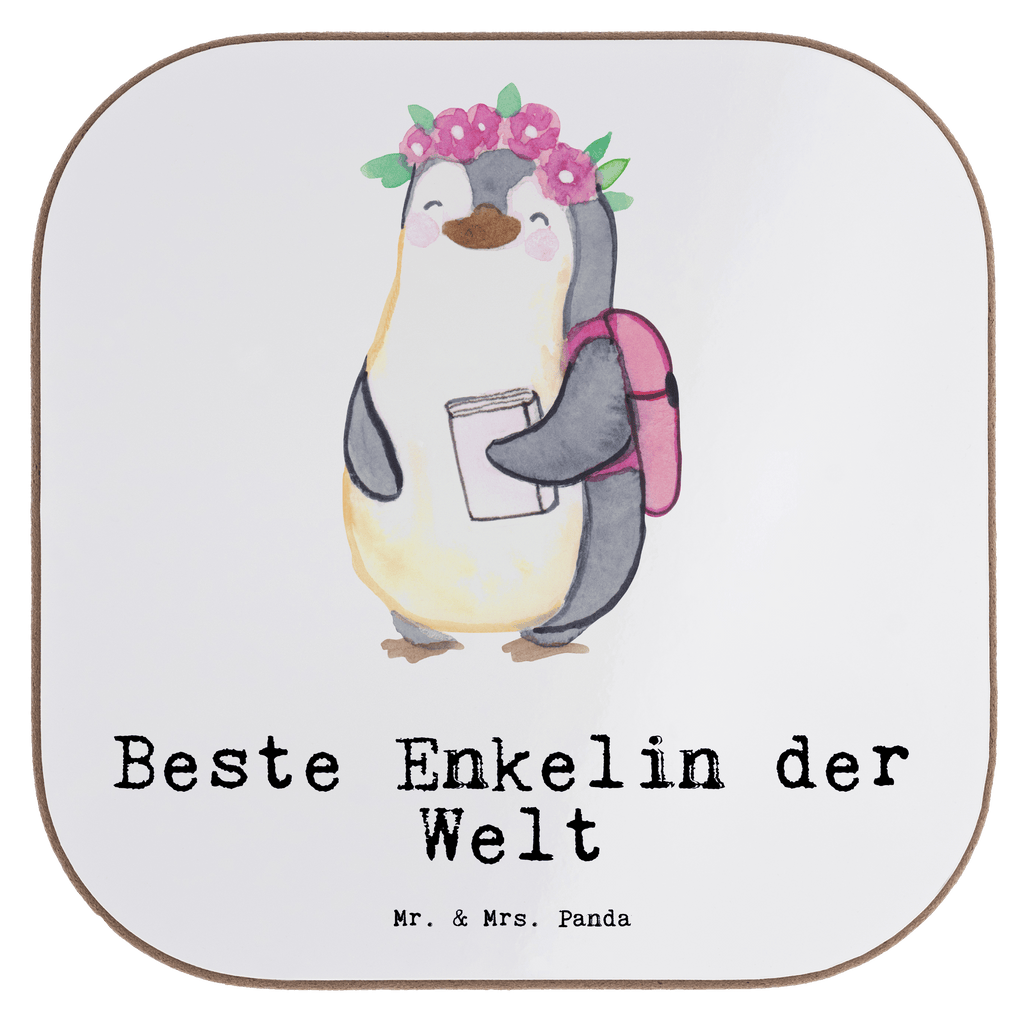 Quadratische Untersetzer Pinguin Beste Enkelin der Welt Untersetzer, Bierdeckel, Glasuntersetzer, Untersetzer Gläser, Getränkeuntersetzer, Untersetzer aus Holz, Untersetzer für Gläser, Korkuntersetzer, Untersetzer Holz, Holzuntersetzer, Tassen Untersetzer, Untersetzer Design, für, Dankeschön, Geschenk, Schenken, Geburtstag, Geburtstagsgeschenk, Geschenkidee, Danke, Bedanken, Mitbringsel, Freude machen, Geschenktipp, Enkelin, Enkelkind, Enkeltochter, Oma, Opa, Kind von Tochter, Kind von Sohn, Großtochter, Taufe