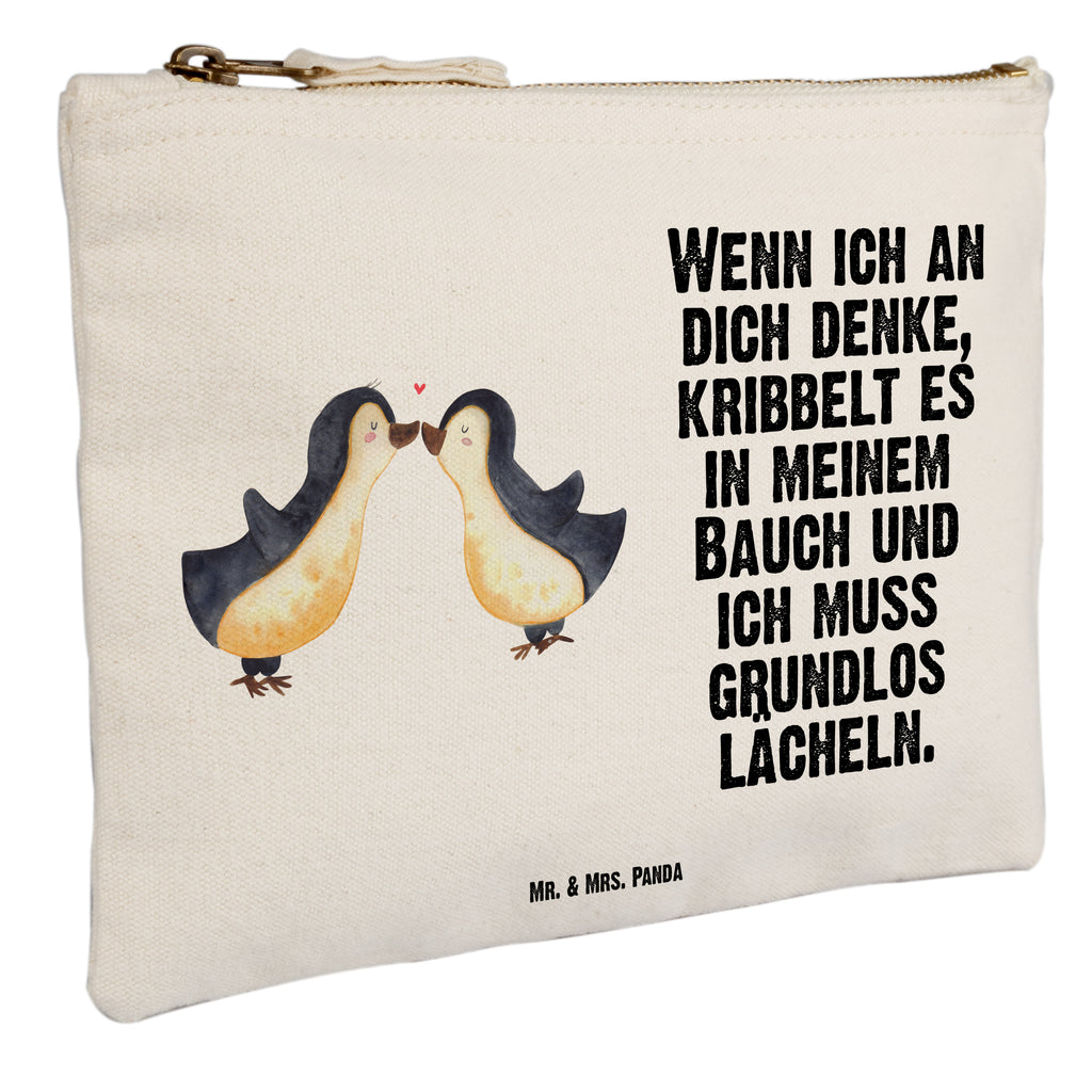 Schminktasche Pinguine Kuss Schminktasche, Kosmetiktasche, Kosmetikbeutel, Stiftemäppchen, Etui, Federmappe, Makeup, XXL, Schminketui, Kosmetiketui, Schlamperetui, Liebe, Partner, Freund, Freundin, Ehemann, Ehefrau, Heiraten, Verlobung, Heiratsantrag, Liebesgeschenk, Jahrestag, Hocheitstag, Valentinstag, Geschenk für Frauen, Hochzeitstag, Mitbringsel, Geschenk für Freundin, Geschenk für Partner, Liebesbeweis, für Männer, für Ehemann