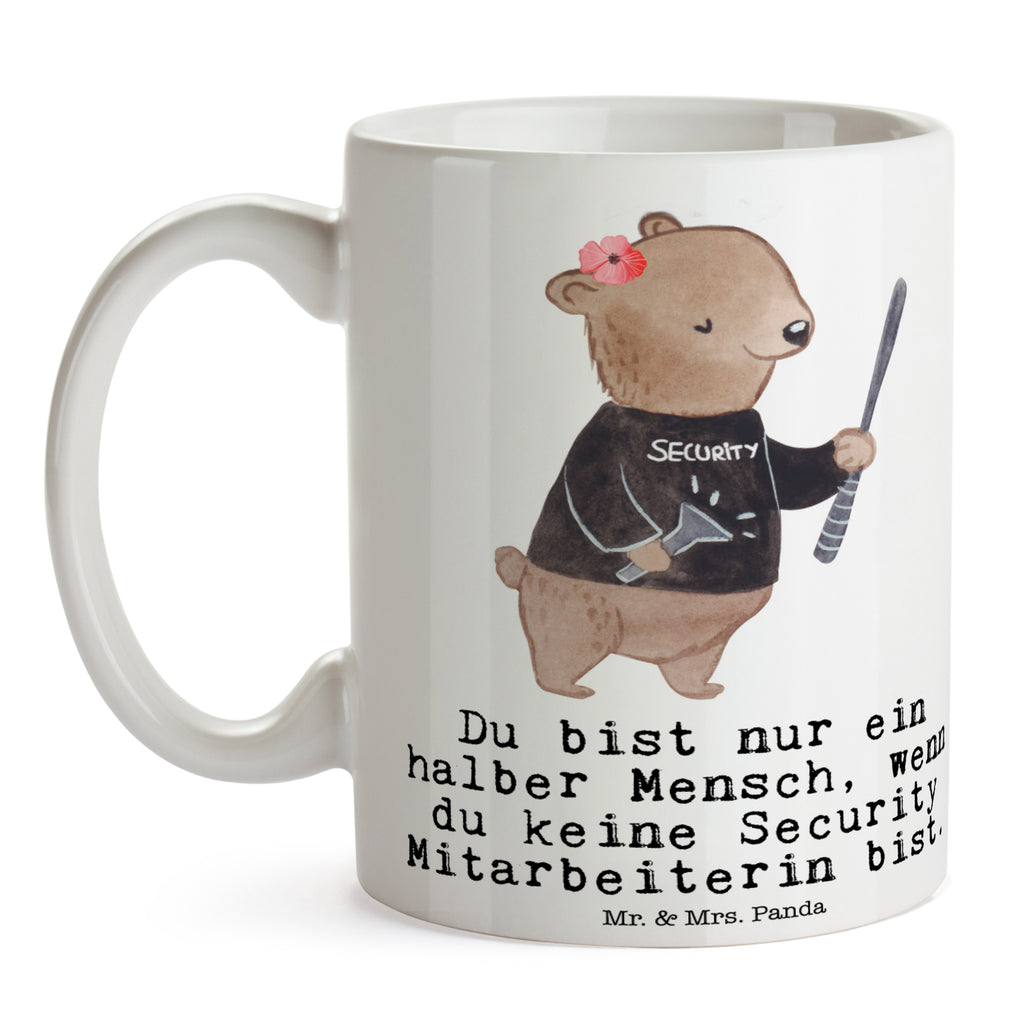 Tasse Security Mitarbeiterin mit Herz Tasse, Kaffeetasse, Teetasse, Becher, Kaffeebecher, Teebecher, Keramiktasse, Porzellantasse, Büro Tasse, Geschenk Tasse, Tasse Sprüche, Tasse Motive, Kaffeetassen, Tasse bedrucken, Designer Tasse, Cappuccino Tassen, Schöne Teetassen, Beruf, Ausbildung, Jubiläum, Abschied, Rente, Kollege, Kollegin, Geschenk, Schenken, Arbeitskollege, Mitarbeiter, Firma, Danke, Dankeschön