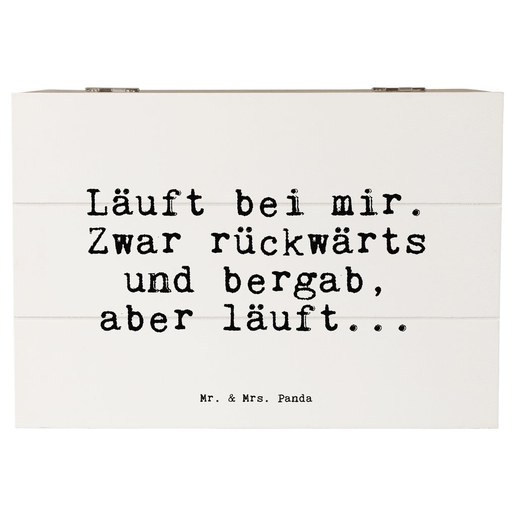 Holzkiste Sprüche und Zitate Läuft bei mir. Zwar rückwärts und bergab, aber läuft... Holzkiste, Kiste, Schatzkiste, Truhe, Schatulle, XXL, Erinnerungsbox, Erinnerungskiste, Dekokiste, Aufbewahrungsbox, Geschenkbox, Geschenkdose, Spruch, Sprüche, lustige Sprüche, Weisheiten, Zitate, Spruch Geschenke, Spruch Sprüche Weisheiten Zitate Lustig Weisheit Worte