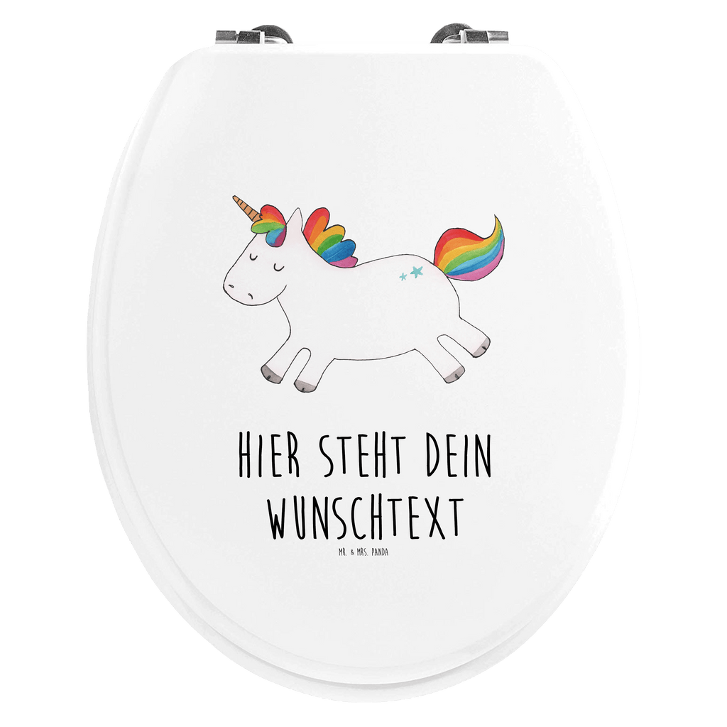 Personalisierter WC Sitz Motiv Einhorn Happy Personalisierte Klobrille, Personalisierter Klodeckel, Personalisierter Toilettendeckel, Personalisierter WC-Sitz, Toilettendeckel mit Namen, WC Sitz mit Namen, Einhorn, Einhörner, Einhorn Deko, Pegasus, Unicorn, glücklich, fröhlich, Spaß, Freude, Lebensfreude, witzig, spannend, Lächeln, Lachen