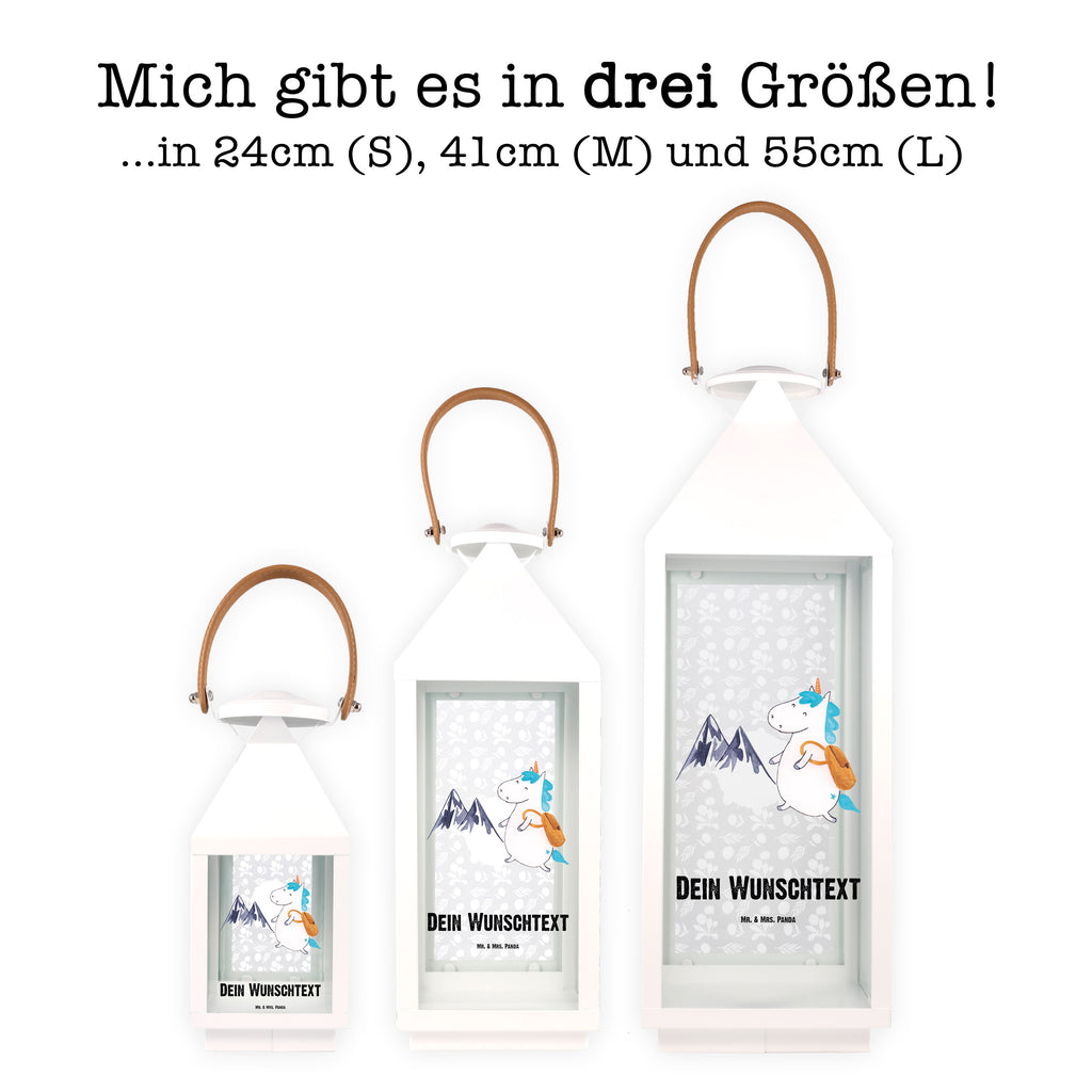 Personalisierte Deko Laterne Einhorn Bergsteiger Gartenlampe, Gartenleuchte, Gartendekoration, Gartenlicht, Laterne kleine Laternen, XXL Laternen, Laterne groß, Einhorn, Einhörner, Einhorn Deko, Pegasus, Unicorn, Bergsteiger, Abenteuer, Berge, Abenteurer, Weltenbummler, Weltreise, Reisen, Urlaub, Entdecker