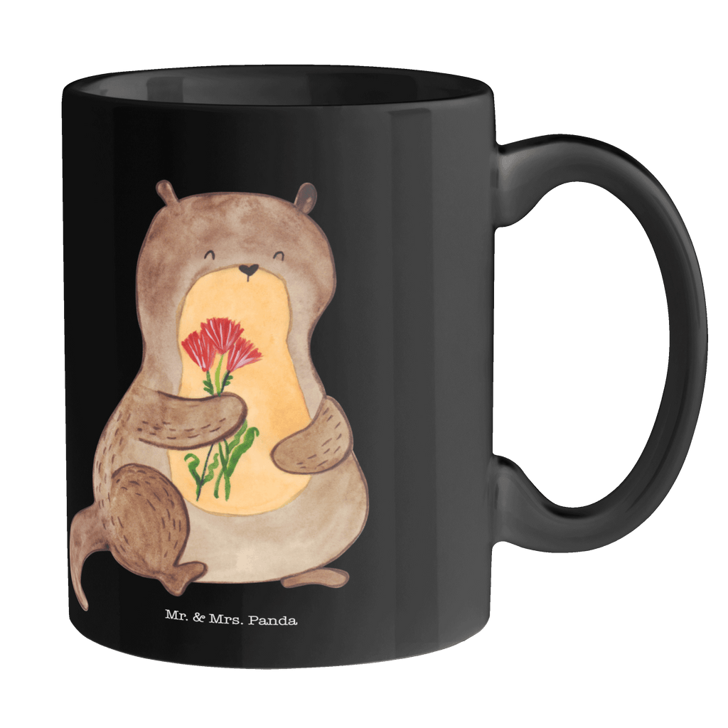 Tasse Otter Blumenstrauß Tasse, Kaffeetasse, Teetasse, Becher, Kaffeebecher, Teebecher, Keramiktasse, Porzellantasse, Büro Tasse, Geschenk Tasse, Tasse Sprüche, Tasse Motive, Kaffeetassen, Tasse bedrucken, Designer Tasse, Cappuccino Tassen, Schöne Teetassen, Otter, Fischotter, Seeotter, Otter Seeotter See Otter