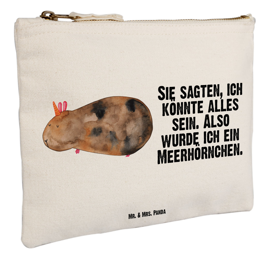 Schminktasche Meerhörnchen Schminktasche, Kosmetiktasche, Kosmetikbeutel, Stiftemäppchen, Etui, Federmappe, Makeup, XXL, Schminketui, Kosmetiketui, Schlamperetui, Einhorn, Einhörner, Einhorn Deko, Pegasus, Unicorn, Meerhörnchen, Meericorn, Meerschwein, Meerschweinchen