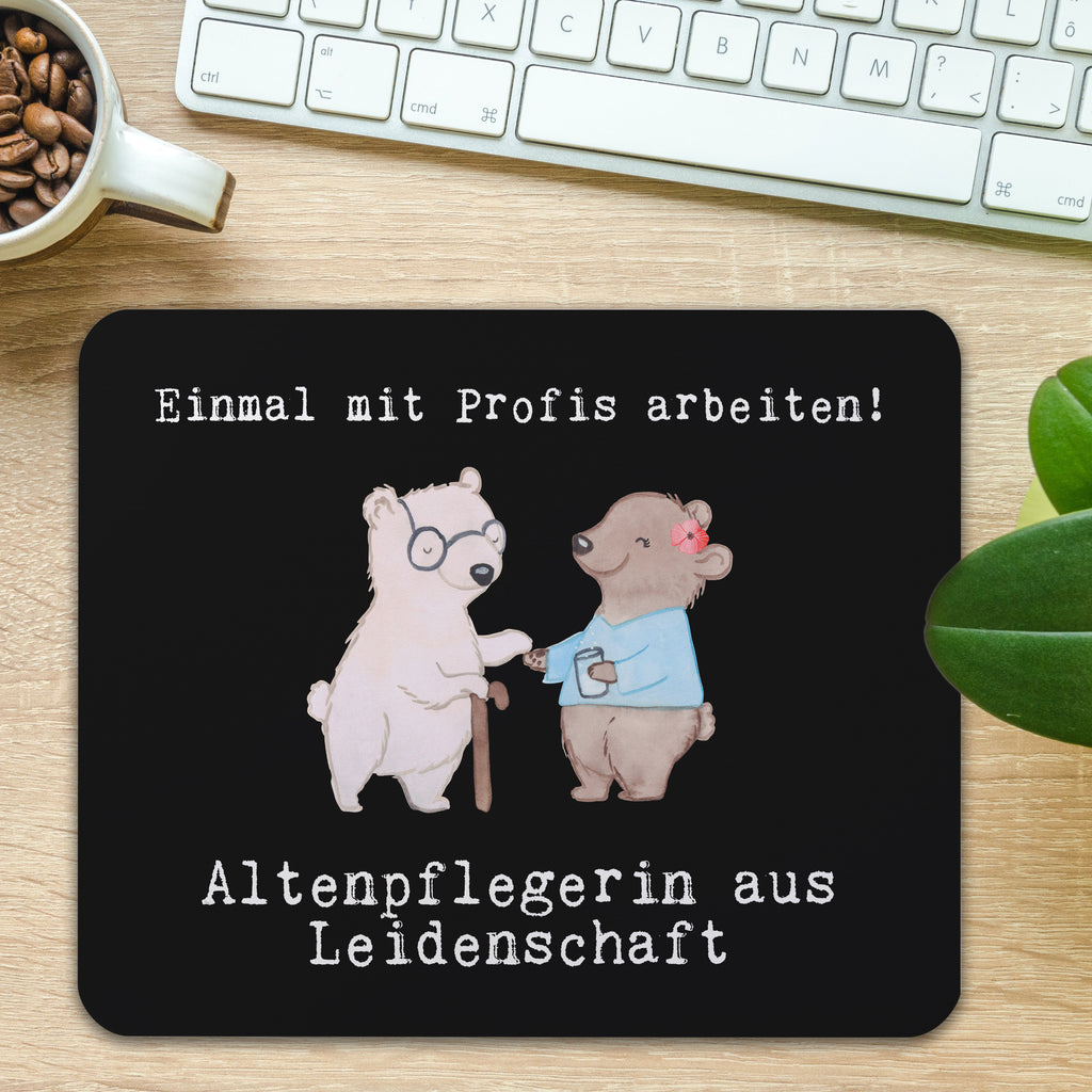 Mauspad Altenpflegerin aus Leidenschaft Mousepad, Computer zubehör, Büroausstattung, PC Zubehör, Arbeitszimmer, Mauspad, Einzigartiges Mauspad, Designer Mauspad, Mausunterlage, Mauspad Büro, Beruf, Ausbildung, Jubiläum, Abschied, Rente, Kollege, Kollegin, Geschenk, Schenken, Arbeitskollege, Mitarbeiter, Firma, Danke, Dankeschön, Altenpflegerin, Pflegerin, Altenheim Eröffnung