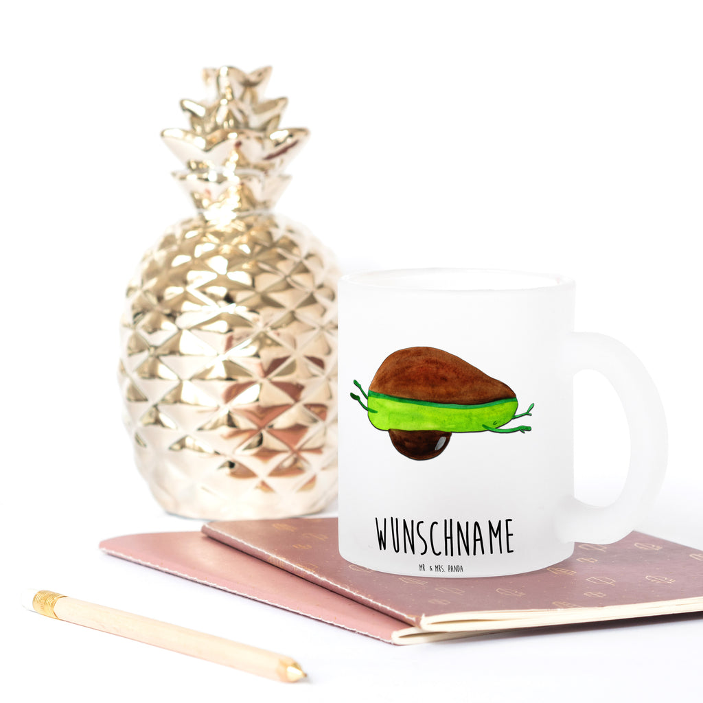 Personalisierte Teetasse Avocado Yoga Personalisierte Teetasse, Personalisiertes Teeglas, Personalisierter Teebecher, Personalisierte Glas Teetasse, Personalisierte Teetasse aus Glas, Teetasse mit Namen, Teeglas mit Namen, Teebecher mit Namen, Glas Teetasse mit Namen, Teetasse aus Glas mit Namen, Teetasse Wunschname, Teetasse selbst gestalten., Avocado, Veggie, Vegan, Gesund, Avocado Yoga Vegan