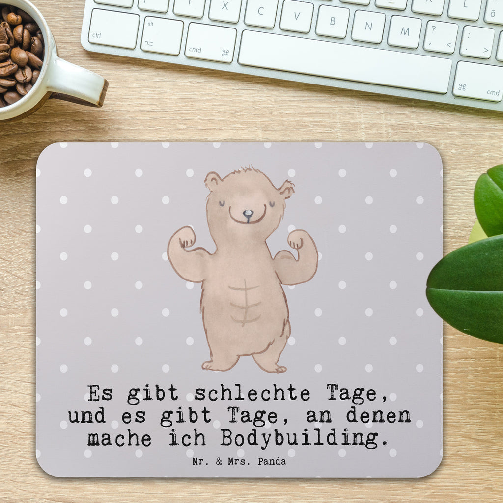 Mauspad Bär Bodybuilding Tage Mousepad, Computer zubehör, Büroausstattung, PC Zubehör, Arbeitszimmer, Mauspad, Einzigartiges Mauspad, Designer Mauspad, Mausunterlage, Mauspad Büro, Geschenk, Sport, Sportart, Hobby, Schenken, Danke, Dankeschön, Auszeichnung, Gewinn, Sportler, Bodybuilding, Muskelmasse, Körpergestaltung, Leistungssport