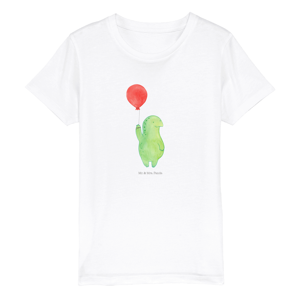 Organic Kinder T-Shirt Schildkröte Luftballon Kinder T-Shirt, Kinder T-Shirt Mädchen, Kinder T-Shirt Jungen, Schildkröte, Schildkröten, Mutausbruch, Motivation, Motivationsspruch