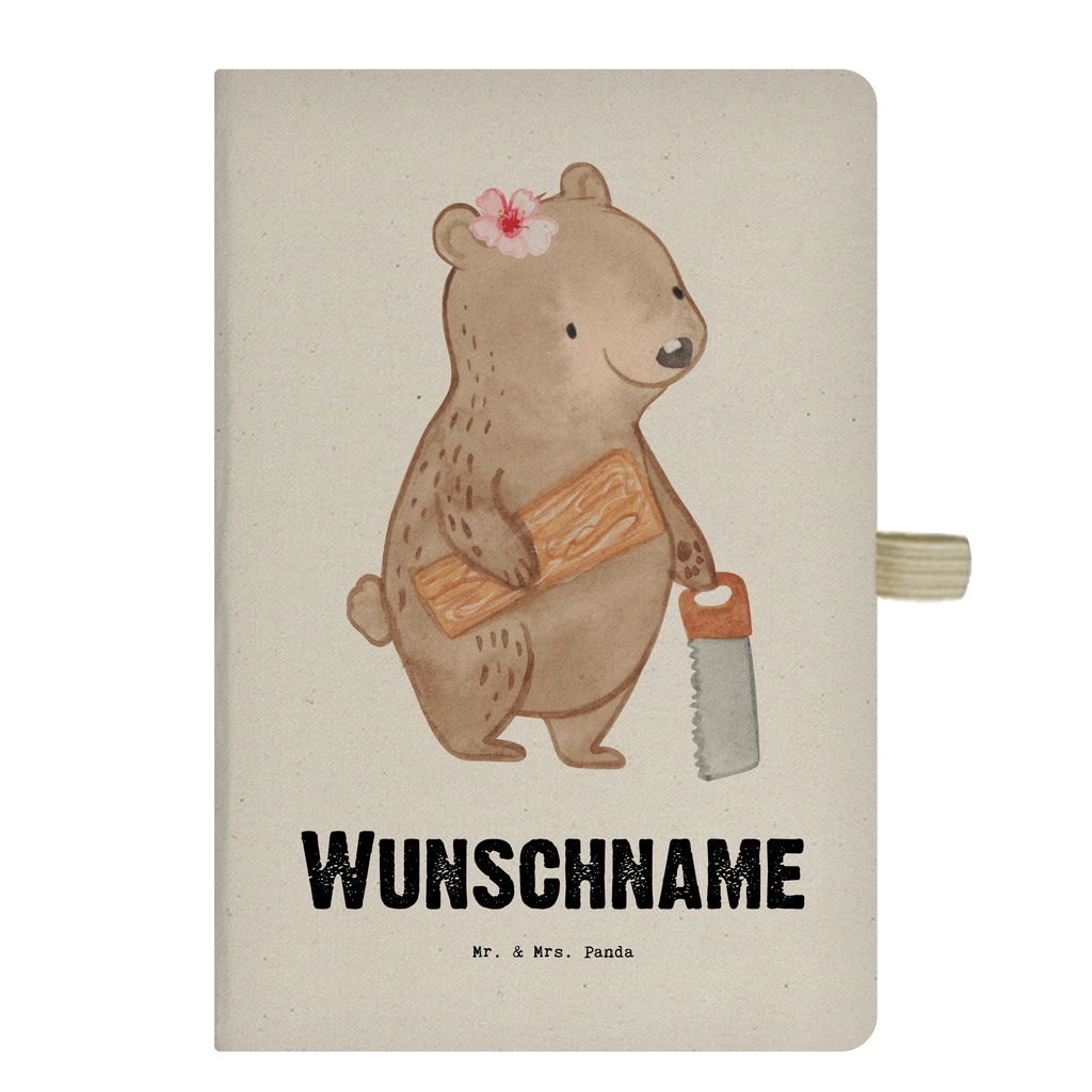 DIN A4 Personalisiertes Notizbuch Tischlerin mit Herz Personalisiertes Notizbuch, Notizbuch mit Namen, Notizbuch bedrucken, Personalisierung, Namensbuch, Namen, Beruf, Ausbildung, Jubiläum, Abschied, Rente, Kollege, Kollegin, Geschenk, Schenken, Arbeitskollege, Mitarbeiter, Firma, Danke, Dankeschön