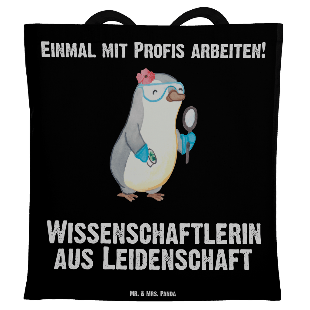 Tragetasche Wissenschaftlerin aus Leidenschaft Beuteltasche, Beutel, Einkaufstasche, Jutebeutel, Stoffbeutel, Tasche, Shopper, Umhängetasche, Strandtasche, Schultertasche, Stofftasche, Tragetasche, Badetasche, Jutetasche, Einkaufstüte, Laptoptasche, Beruf, Ausbildung, Jubiläum, Abschied, Rente, Kollege, Kollegin, Geschenk, Schenken, Arbeitskollege, Mitarbeiter, Firma, Danke, Dankeschön, Wissenschaftlerin, Forscherin, Akademikerin, Universität, Forschungseinrichtung