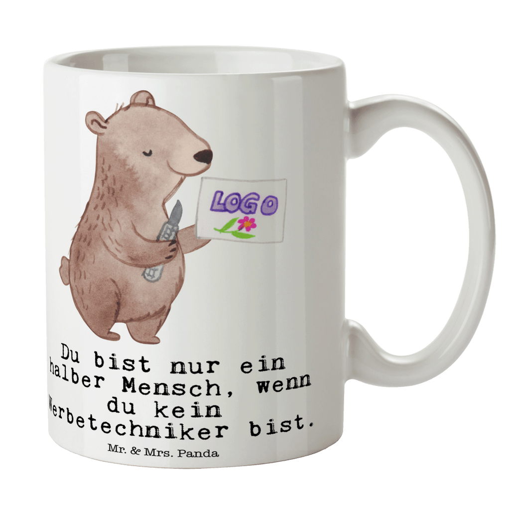 Tasse Werbetechniker mit Herz Tasse, Kaffeetasse, Teetasse, Becher, Kaffeebecher, Teebecher, Keramiktasse, Porzellantasse, Büro Tasse, Geschenk Tasse, Tasse Sprüche, Tasse Motive, Kaffeetassen, Tasse bedrucken, Designer Tasse, Cappuccino Tassen, Schöne Teetassen, Beruf, Ausbildung, Jubiläum, Abschied, Rente, Kollege, Kollegin, Geschenk, Schenken, Arbeitskollege, Mitarbeiter, Firma, Danke, Dankeschön