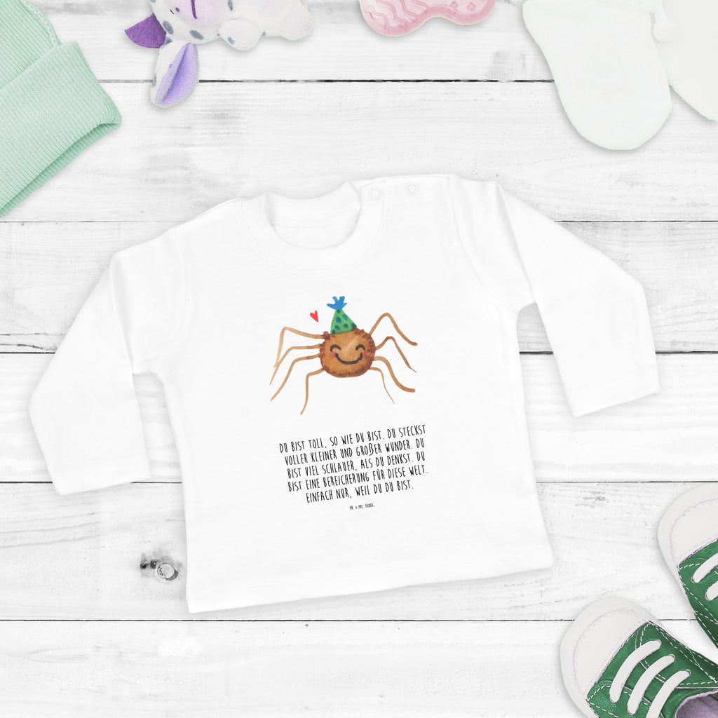 Baby Longsleeve Spinne Agathe Party Mädchen, Jungen, Baby, Langarm, Bio, Kleidung, Spinne Agathe, Spinne, Agathe, Videos, Merchandise, Selbstliebe, Wunder, Motivation, Glück