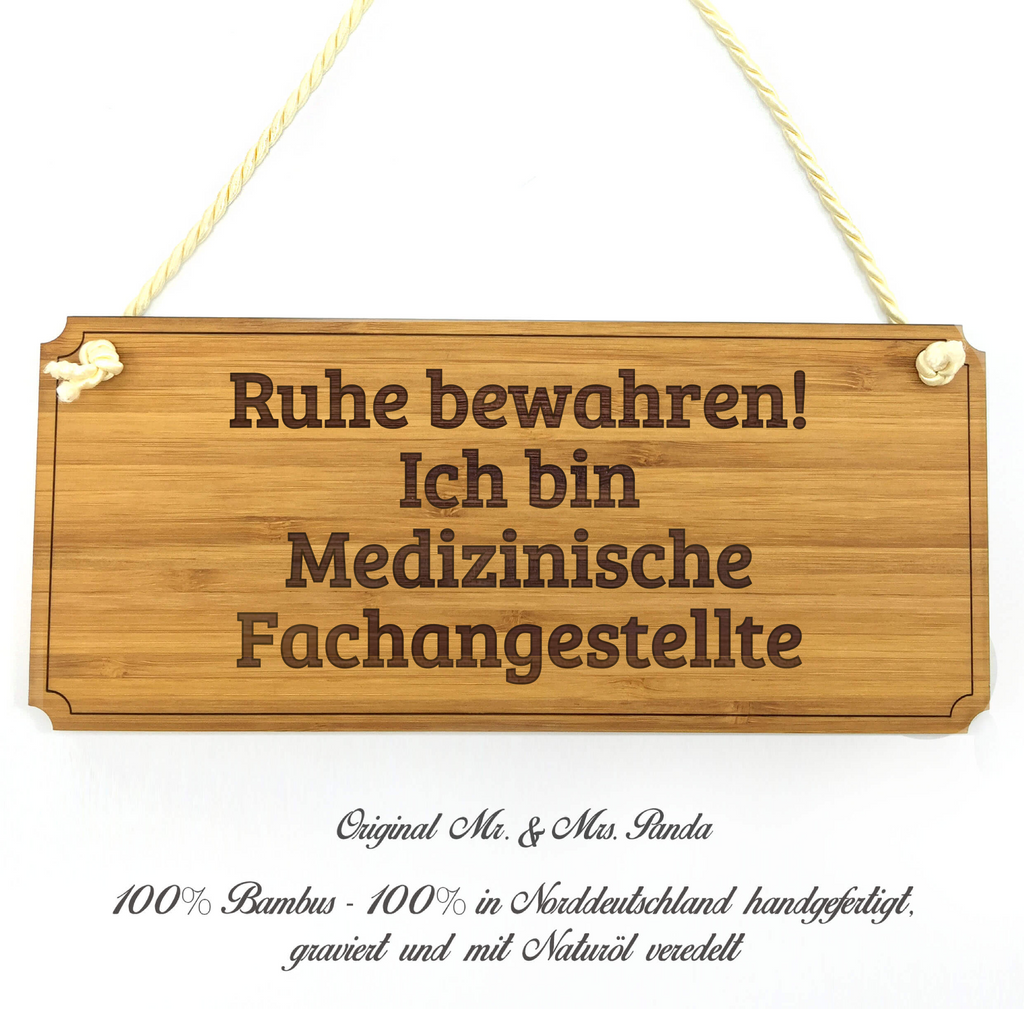 Türschild Classic Schild Medizinische Fachangestellte Dekoschild, Schild, Wanddeko, Werbeschild, Holzschild, Reklameschild, Türschild, Küchenschild, Wandschild, Holztafel, Motivschild, Spruchschild, Landhaus, Shabby, graviert