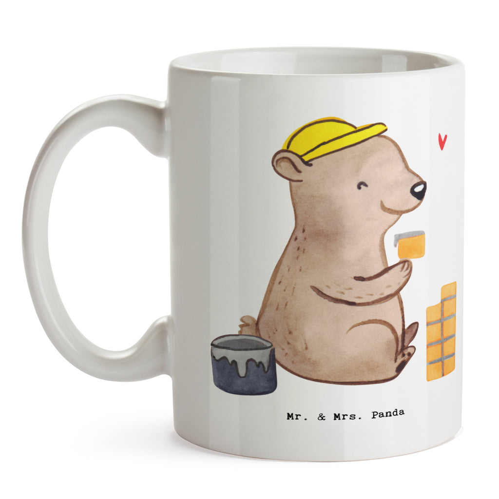 Tasse Maurer mit Herz Tasse, Kaffeetasse, Teetasse, Becher, Kaffeebecher, Teebecher, Keramiktasse, Porzellantasse, Büro Tasse, Geschenk Tasse, Tasse Sprüche, Tasse Motive, Kaffeetassen, Tasse bedrucken, Designer Tasse, Cappuccino Tassen, Schöne Teetassen, Beruf, Ausbildung, Jubiläum, Abschied, Rente, Kollege, Kollegin, Geschenk, Schenken, Arbeitskollege, Mitarbeiter, Firma, Danke, Dankeschön, Maurer, Maurermeister, Gesellenprüfung, Handwerker, Maurerbetrieb