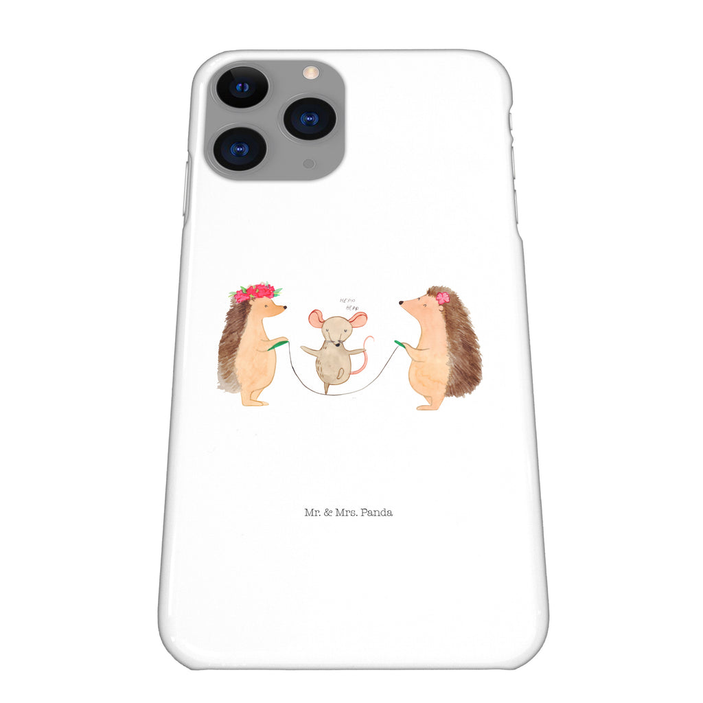 Handyhülle Igel Seilhüpfen Handyhülle, Handycover, Cover, Handy, Hülle, Iphone 10, Iphone X, Tiermotive, Gute Laune, lustige Sprüche, Tiere, Igel, Maus, Seilspringen, Seilhüpfen, Kinder, Kindergarten